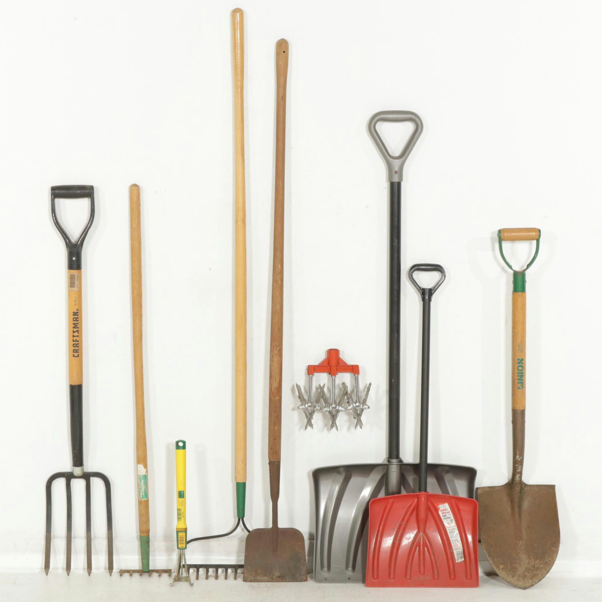 Craftsman, Douglas, Scotts, and Other Lawn and Garden Tools