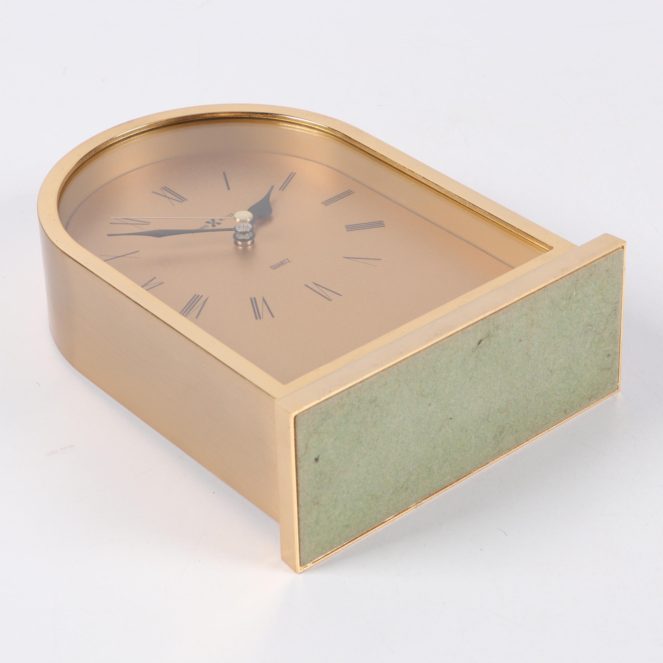 Howard Miller Brass Mantel Clock