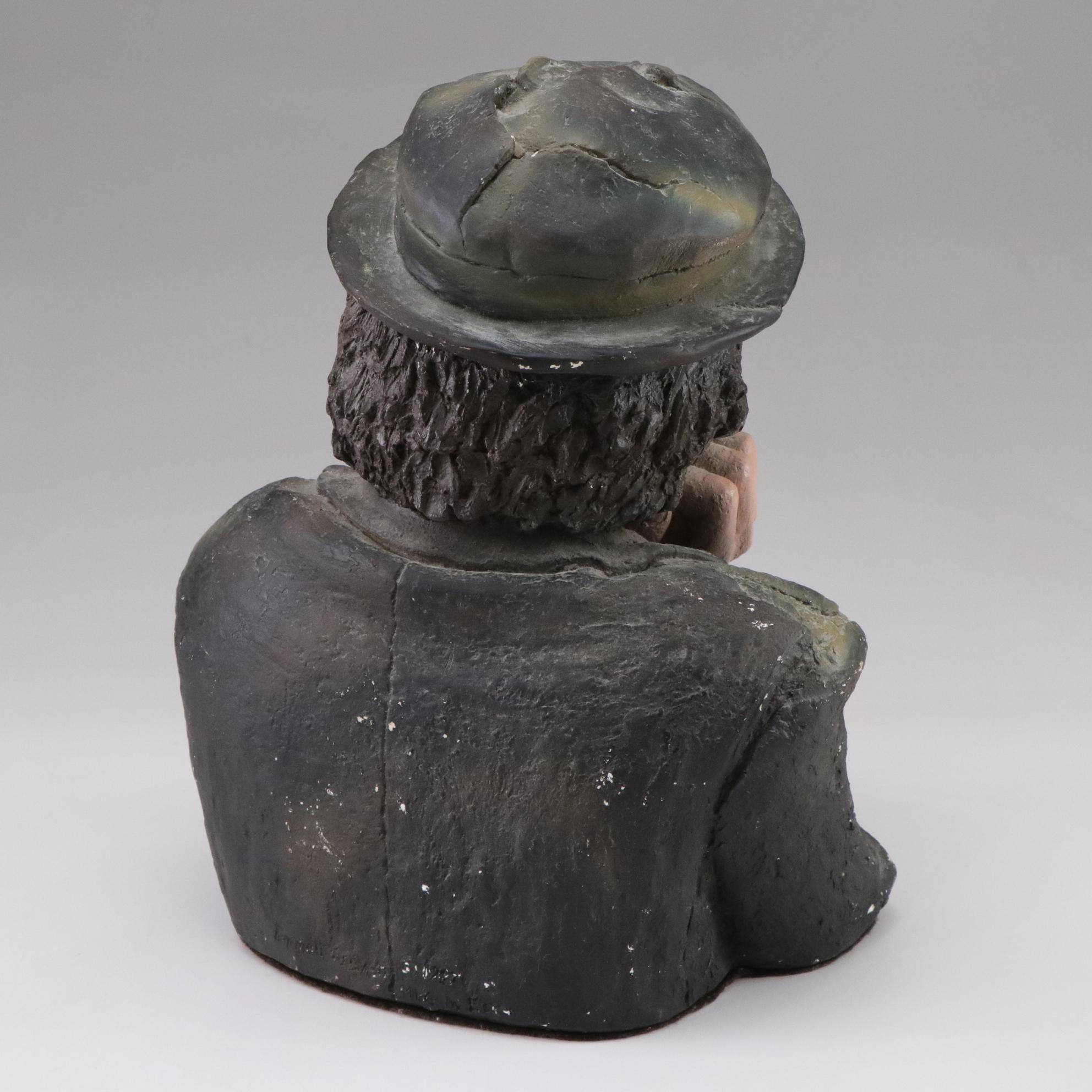 Emmett Kelly Jr. Bust, Snow Globe, and "The Putt" Statuette