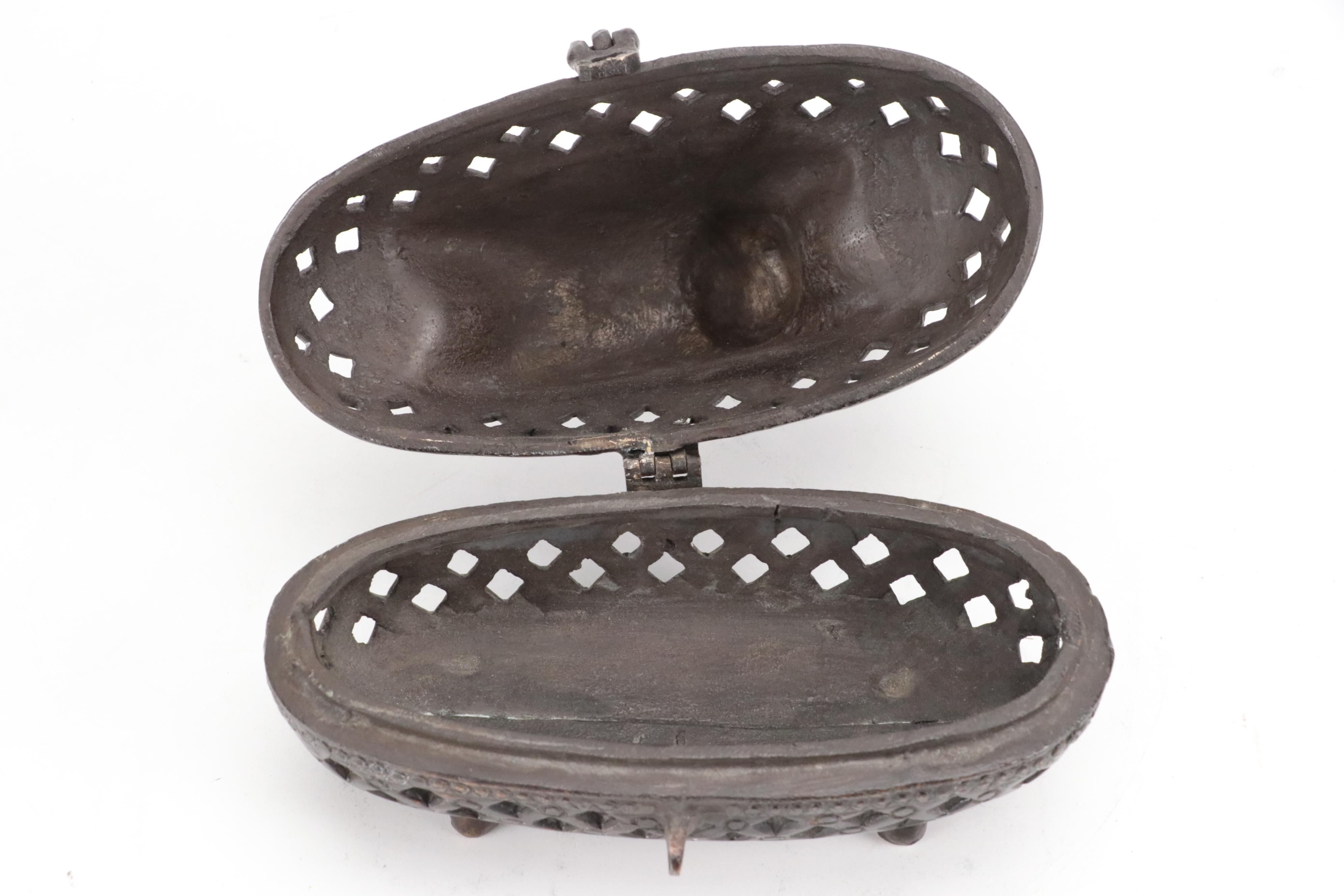 Elephant Motif Bronze Finish Metal Censer