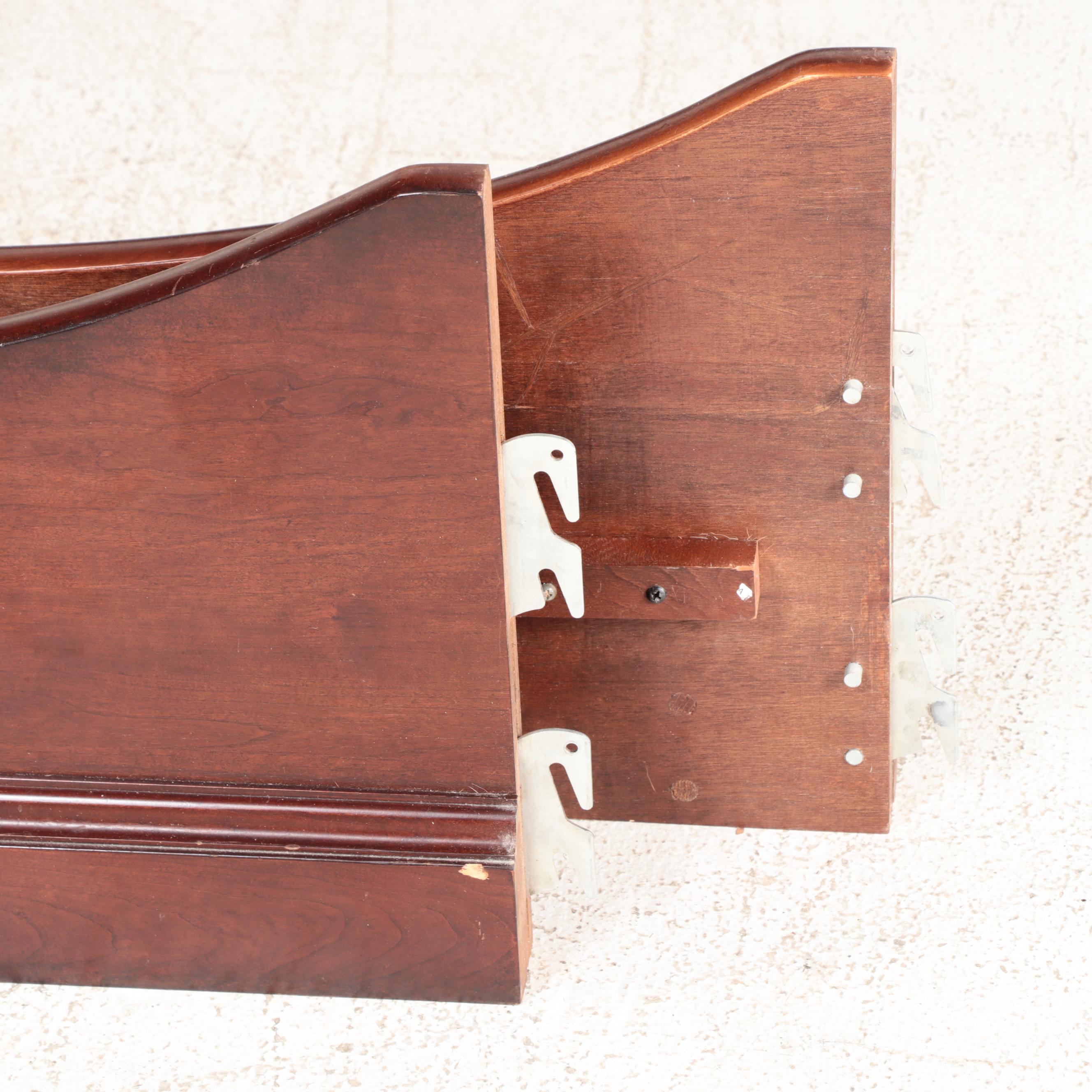 Pennsylvania House Louis Philippe Style Cherry Queen Sleigh Bed & Nightstand