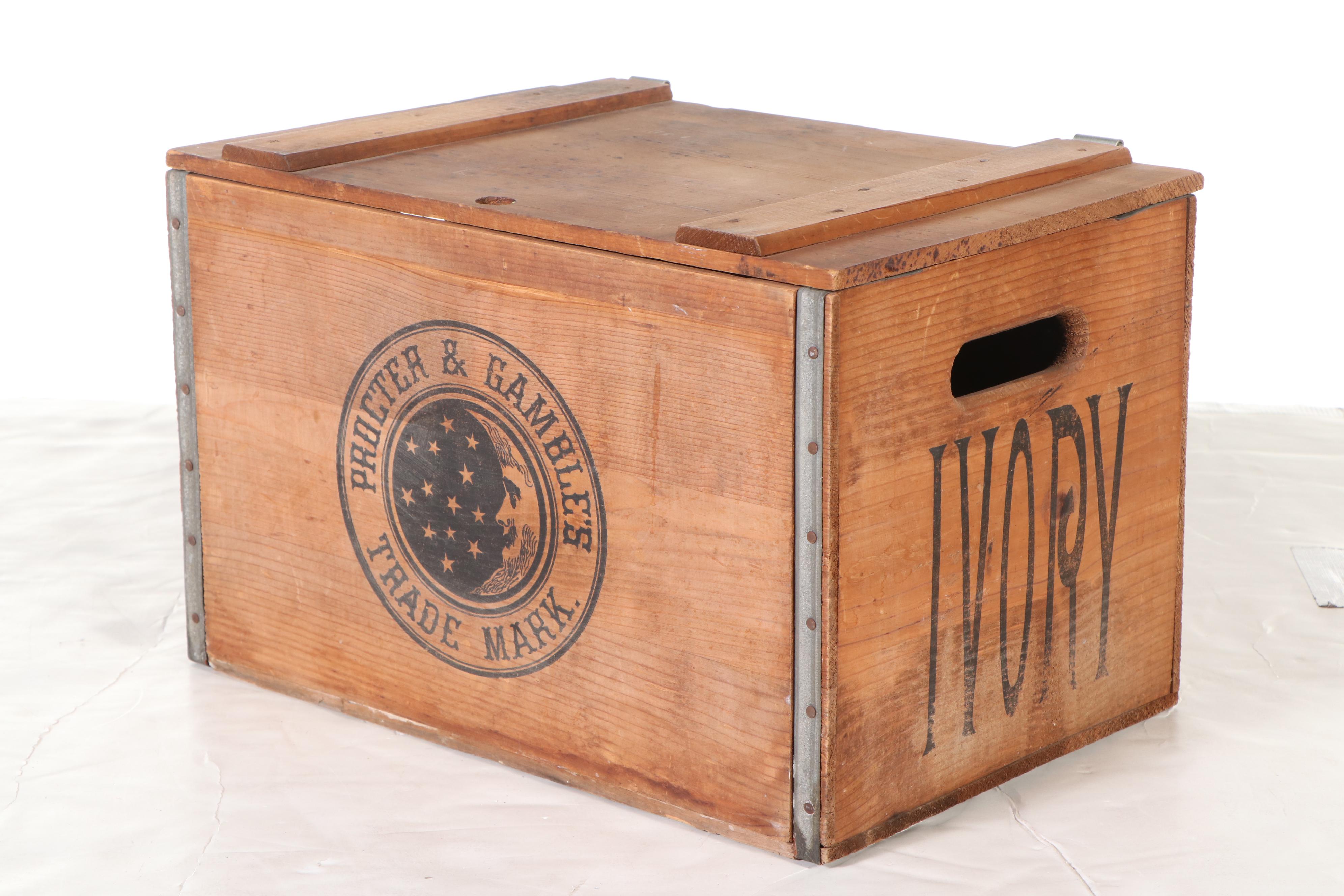 Peterboro Basket Co. "Ivory Soap" Wicker Basket and More Procter & Gamble Décor