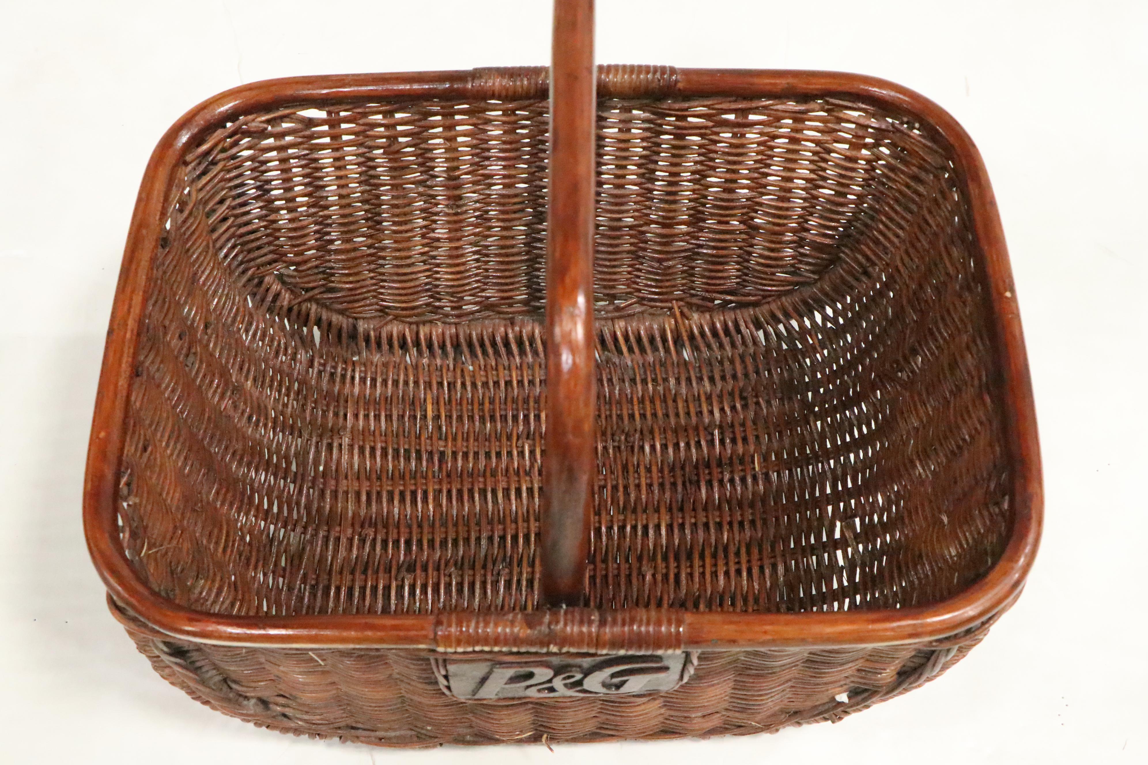 Peterboro Basket Co. "Ivory Soap" Wicker Basket and More Procter & Gamble Décor
