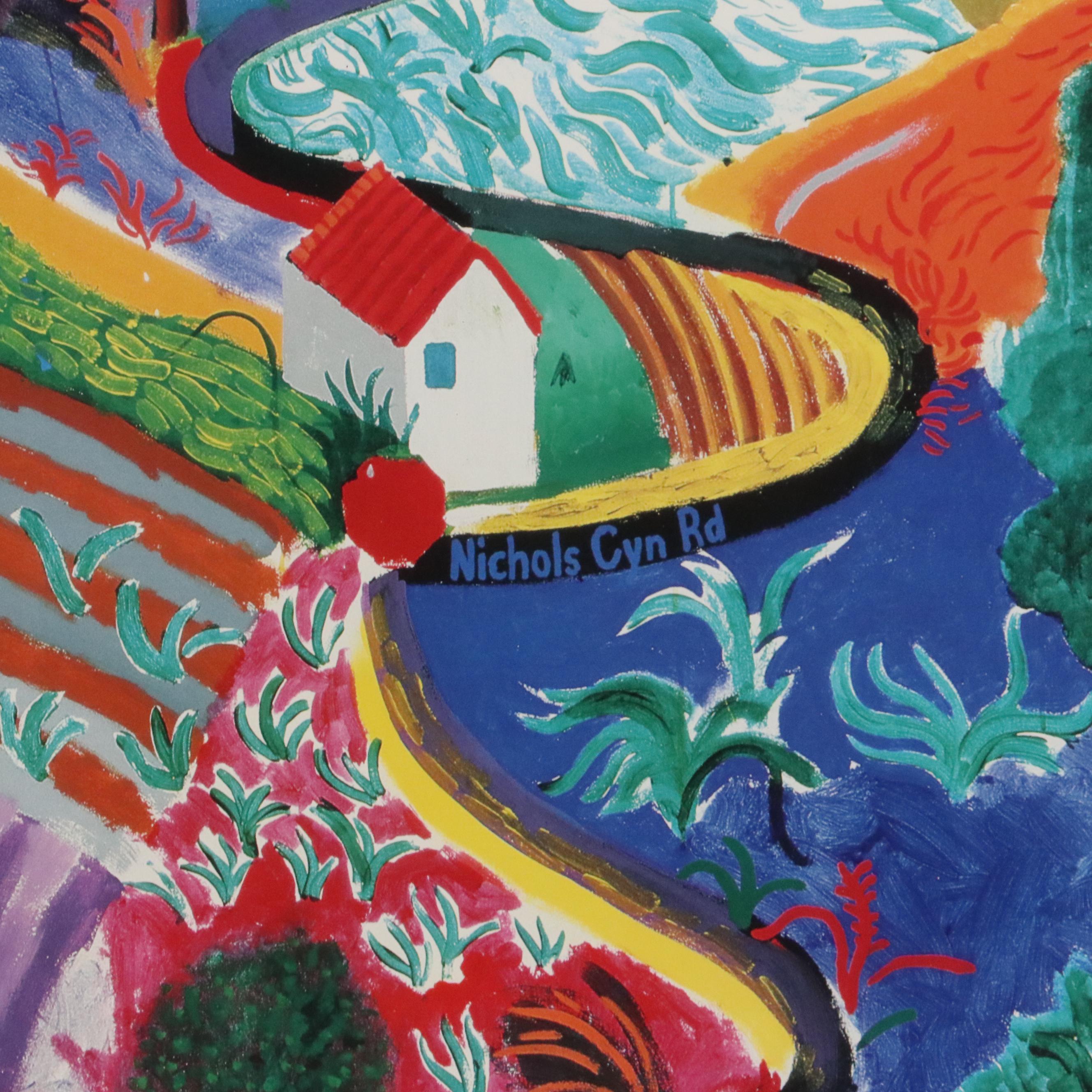 Offset Lithograph Exhibition Posters After Henri Matisse and David Hockney