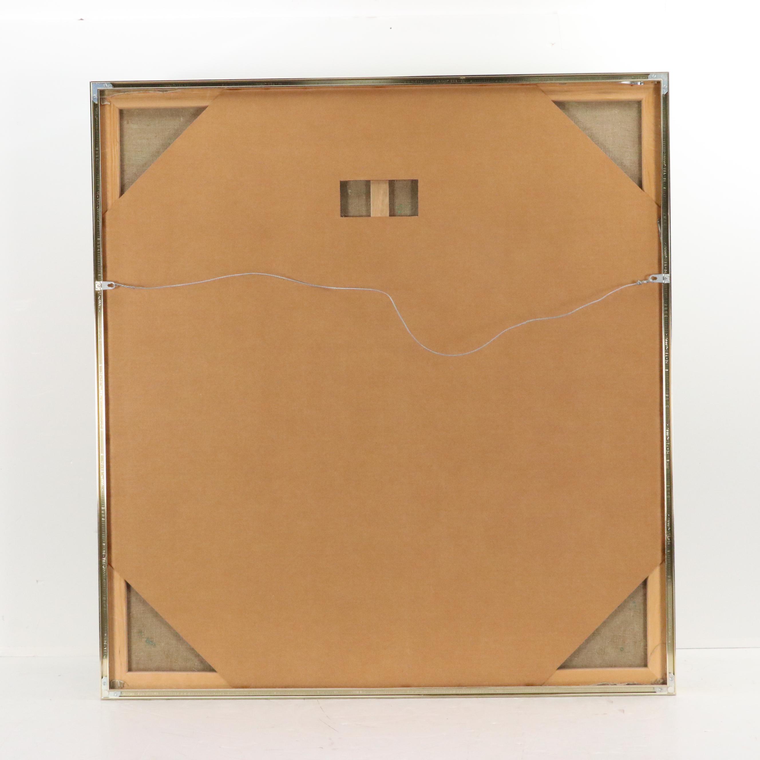 Abstract Impasto Floral Still Life Oil Painting, 21st Century