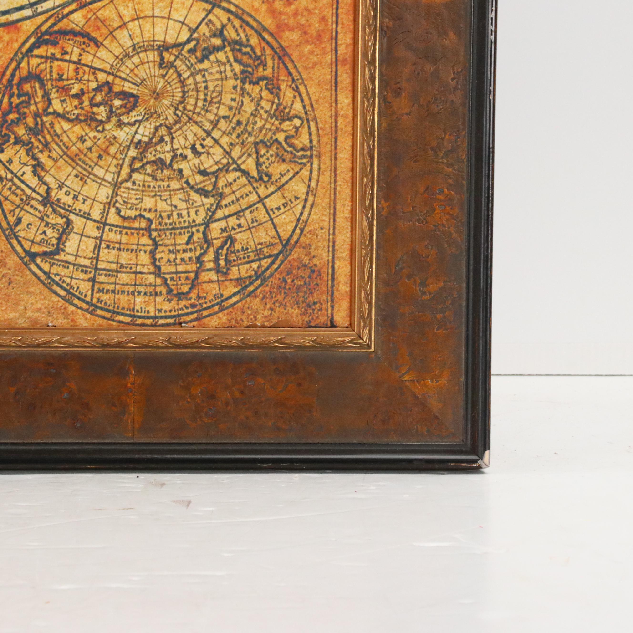 Giclée World Map After Johann Baptist Homann, 21st Century