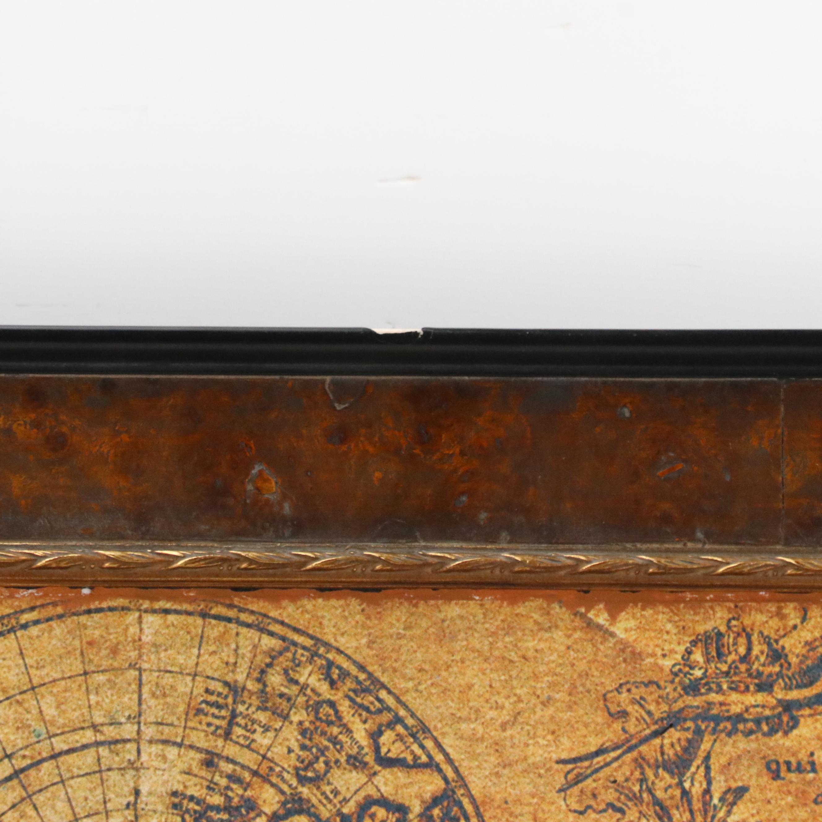 Giclée World Map After Johann Baptist Homann, 21st Century