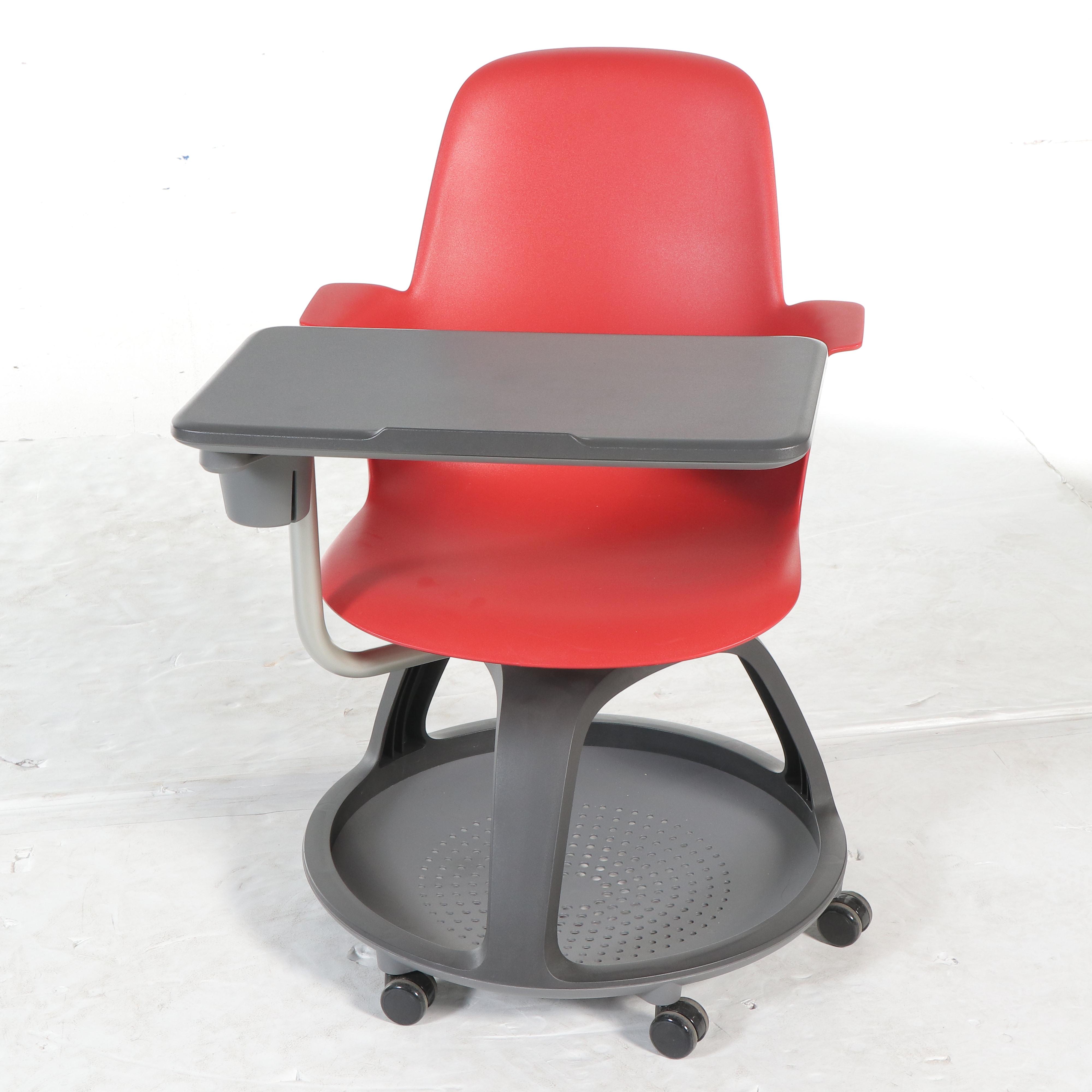 Two Steelcase Node Classroom Seating & Mobile Tablet Arm Chairs