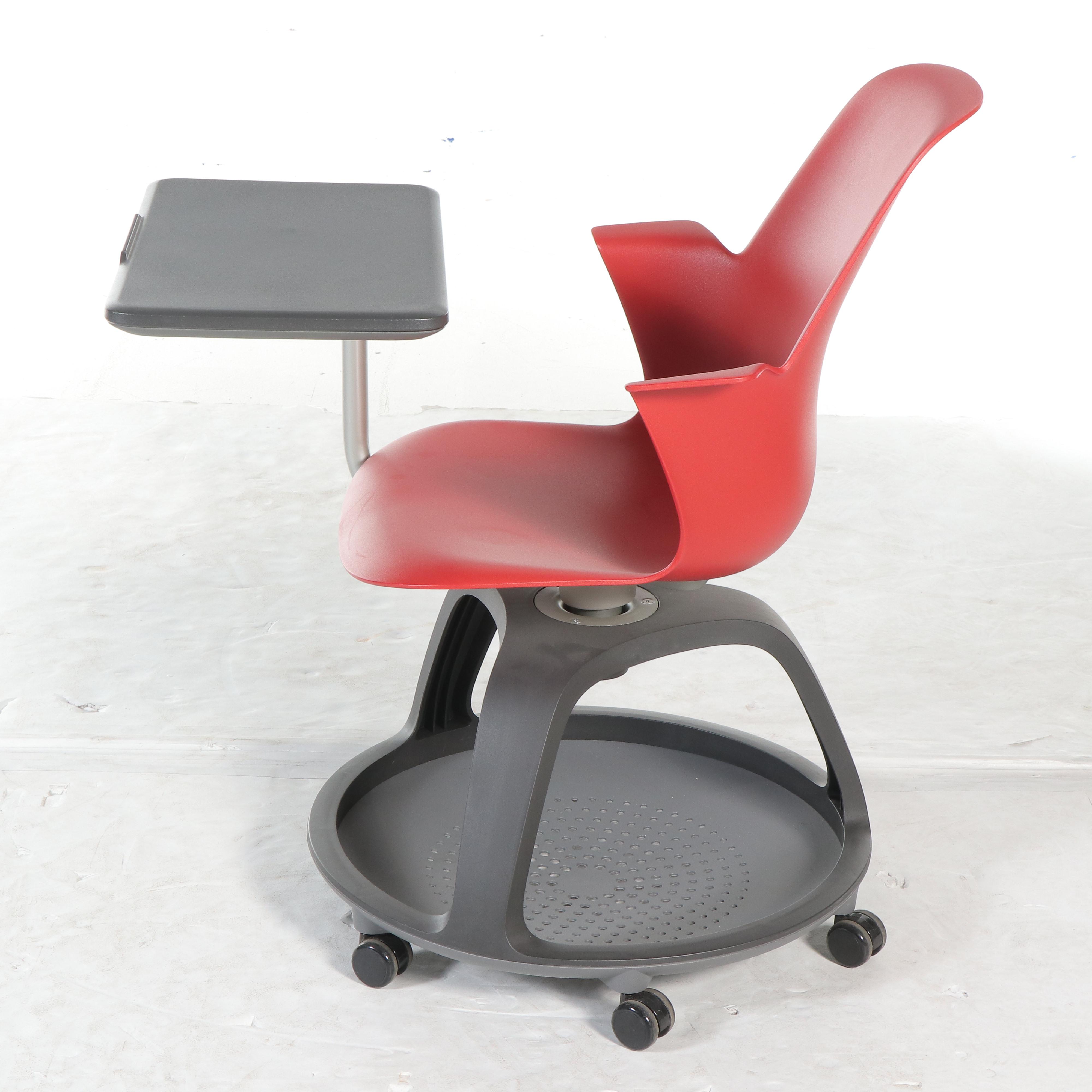 Two Steelcase Node Classroom Seating & Mobile Tablet Arm Chairs