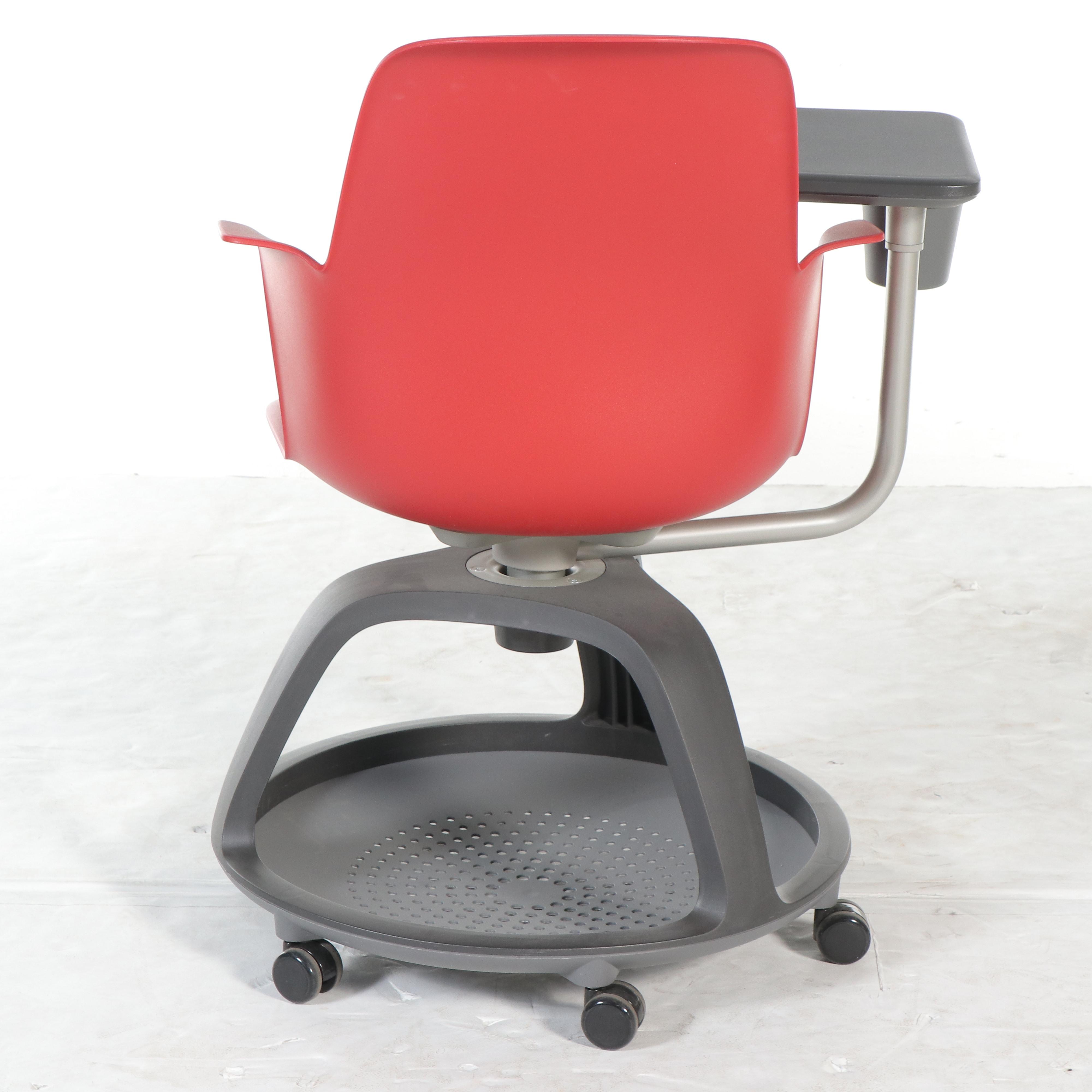 Two Steelcase Node Classroom Seating & Mobile Tablet Arm Chairs