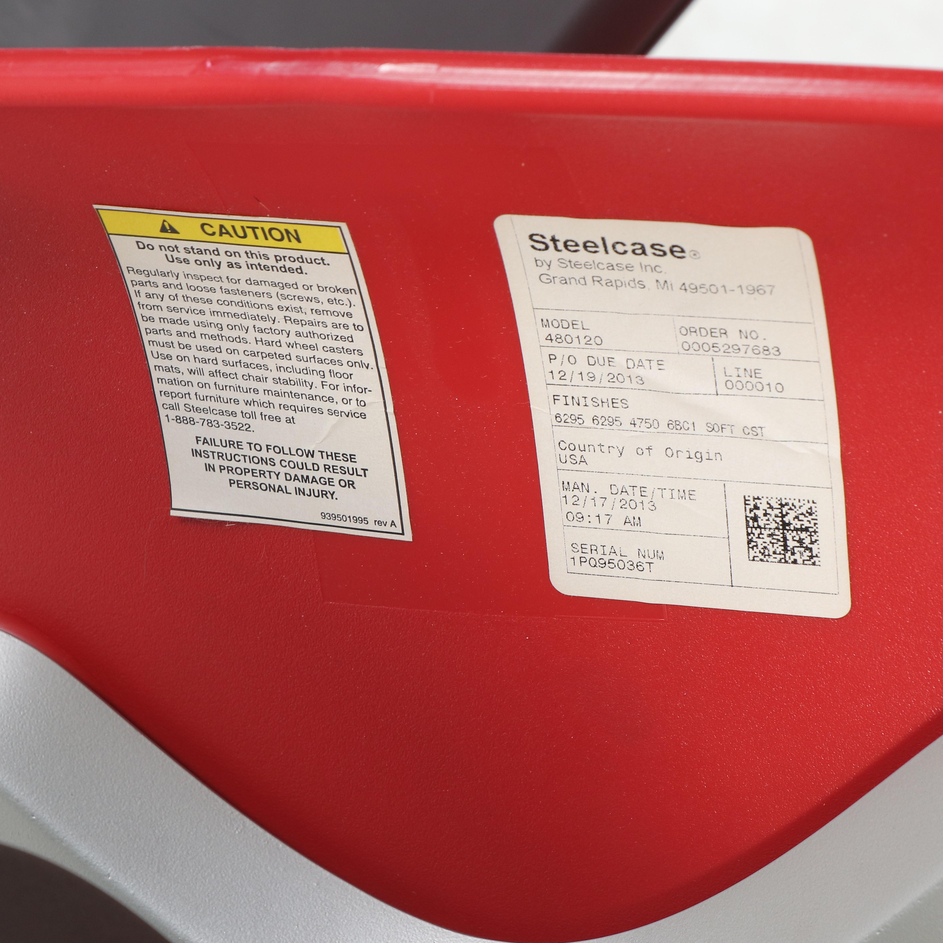 Two Steelcase Node Classroom Seating & Mobile Tablet Arm Chairs