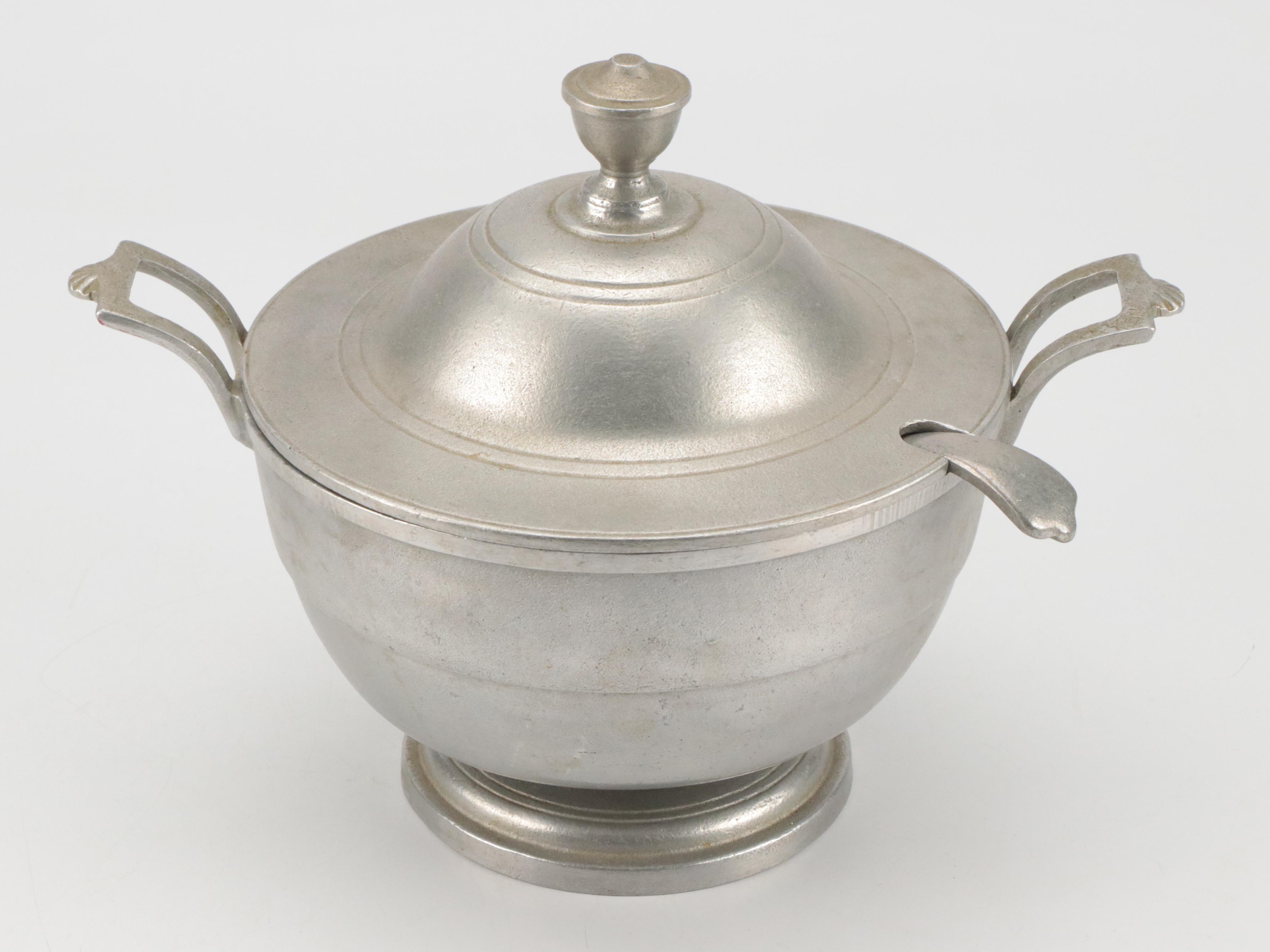 Wilton "Plough Tavern" Armetale Pedestal Tureen and More Table Accessories