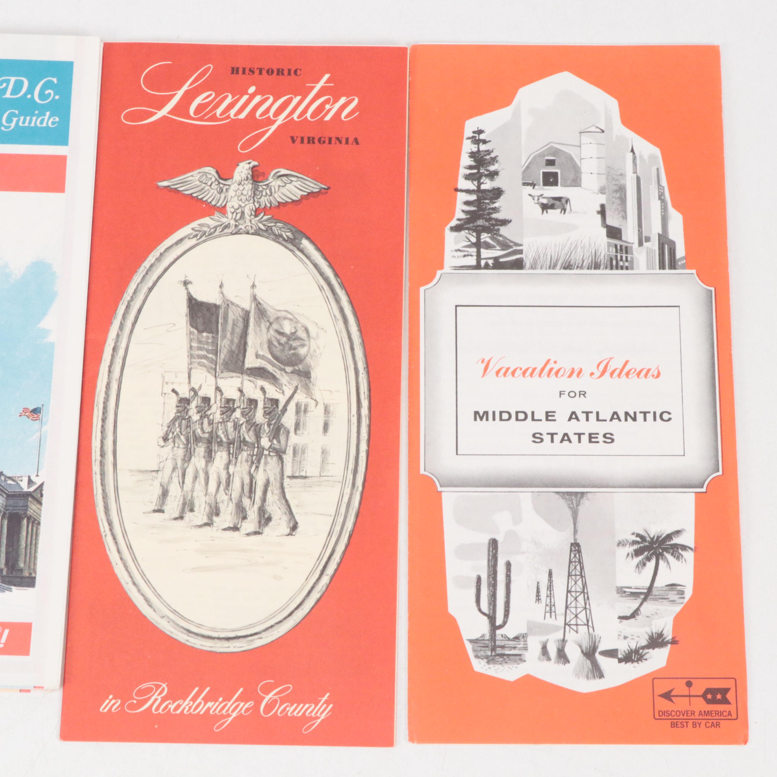 Atlanta, Georgia, Florida, Kentucky and Other Road Maps, Mid to Late 20th C.