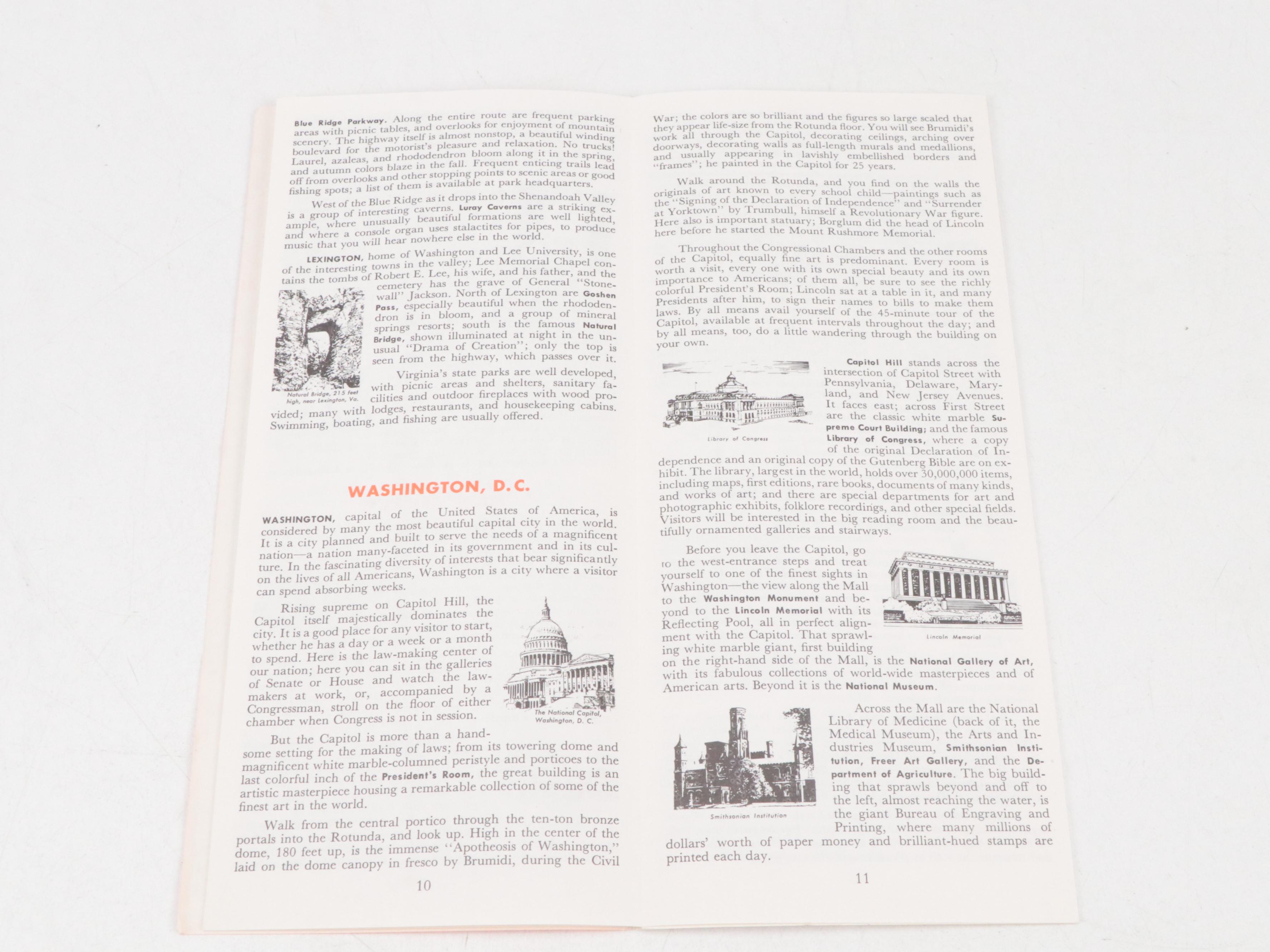 Atlanta, Georgia, Florida, Kentucky and Other Road Maps, Mid to Late 20th C.