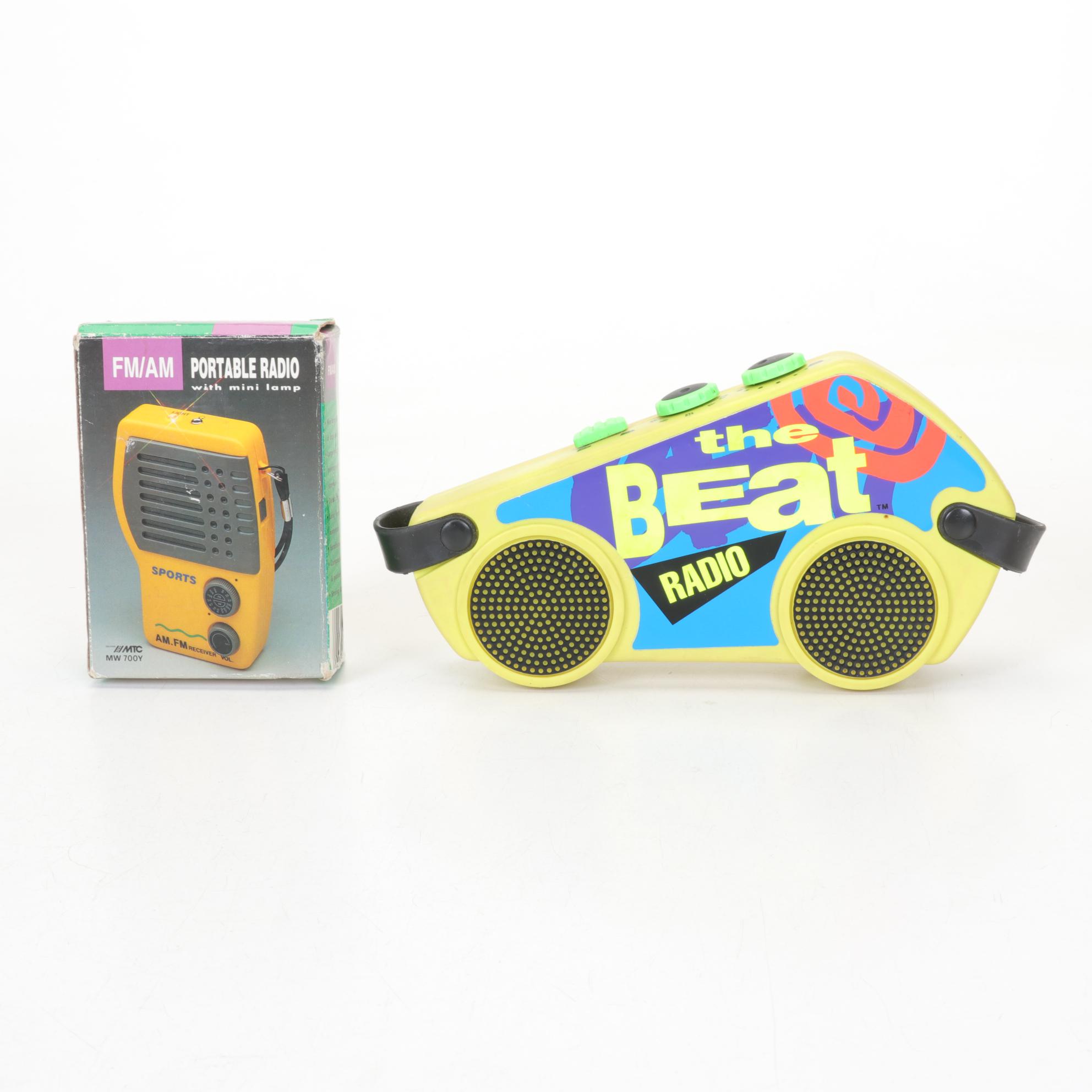 Portable Transistor Radios by General Electric, Panasonic and Others