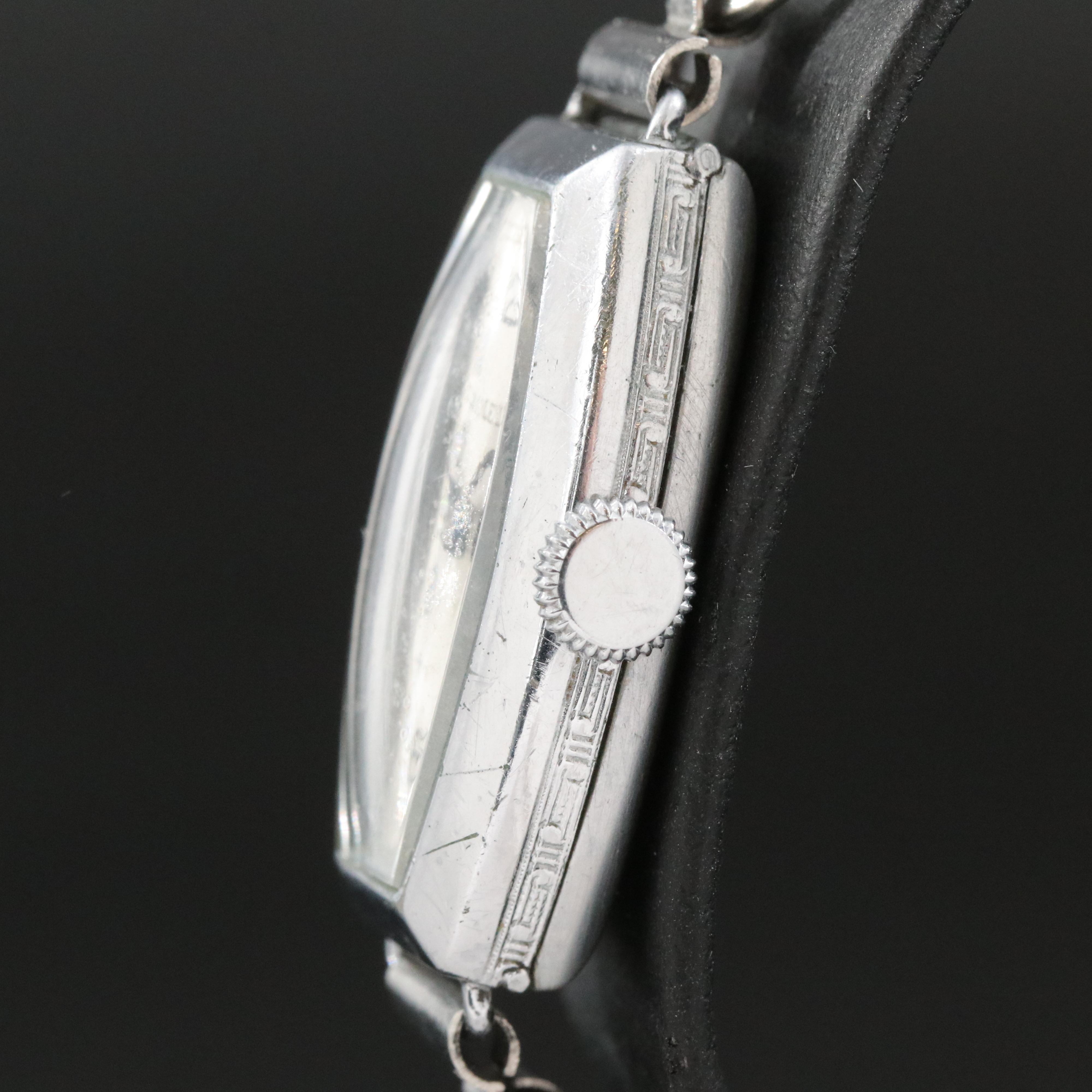 Vintage Rolex Tonneau Shape, Snowite, Hinged Case Watch