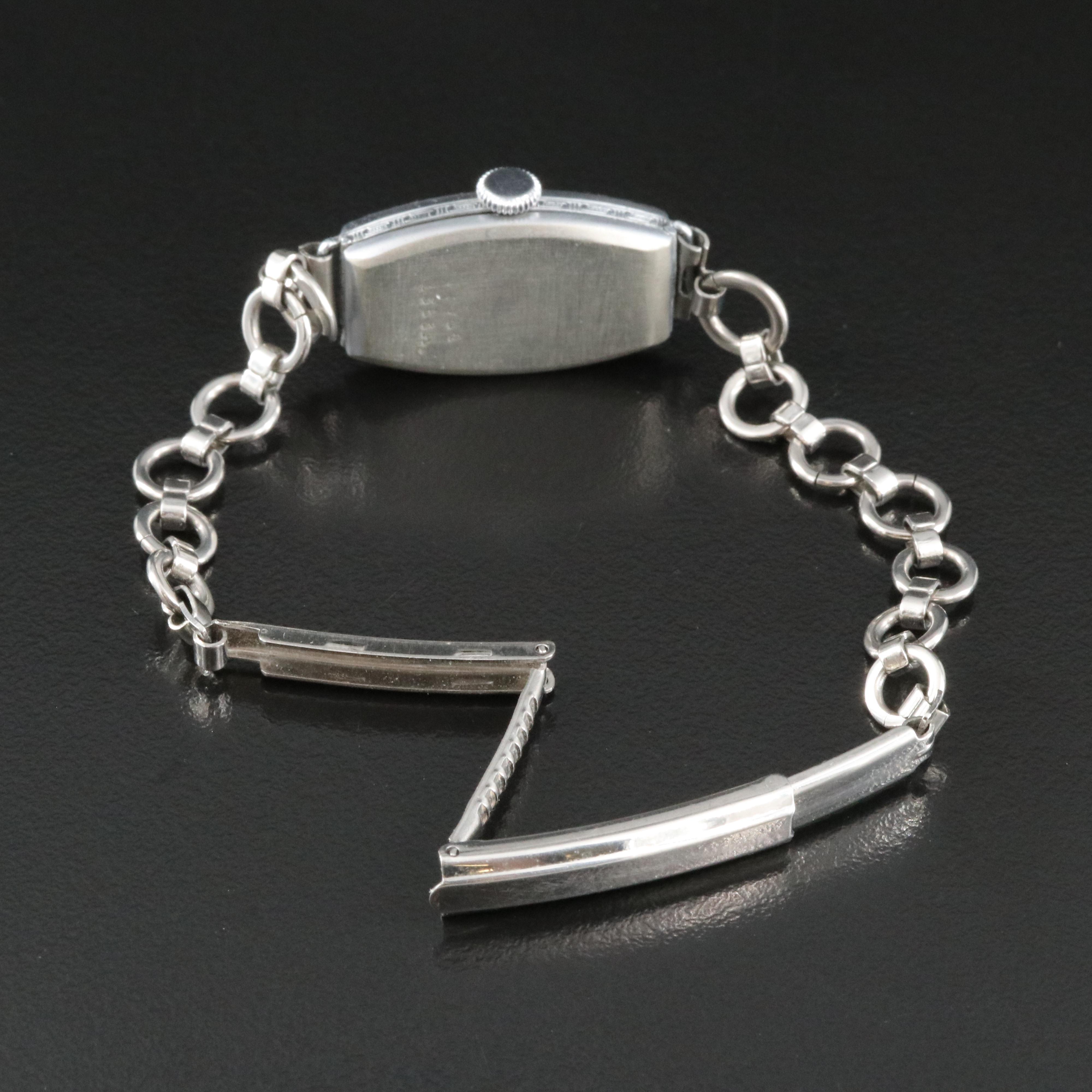 Vintage Rolex Tonneau Shape, Snowite, Hinged Case Watch