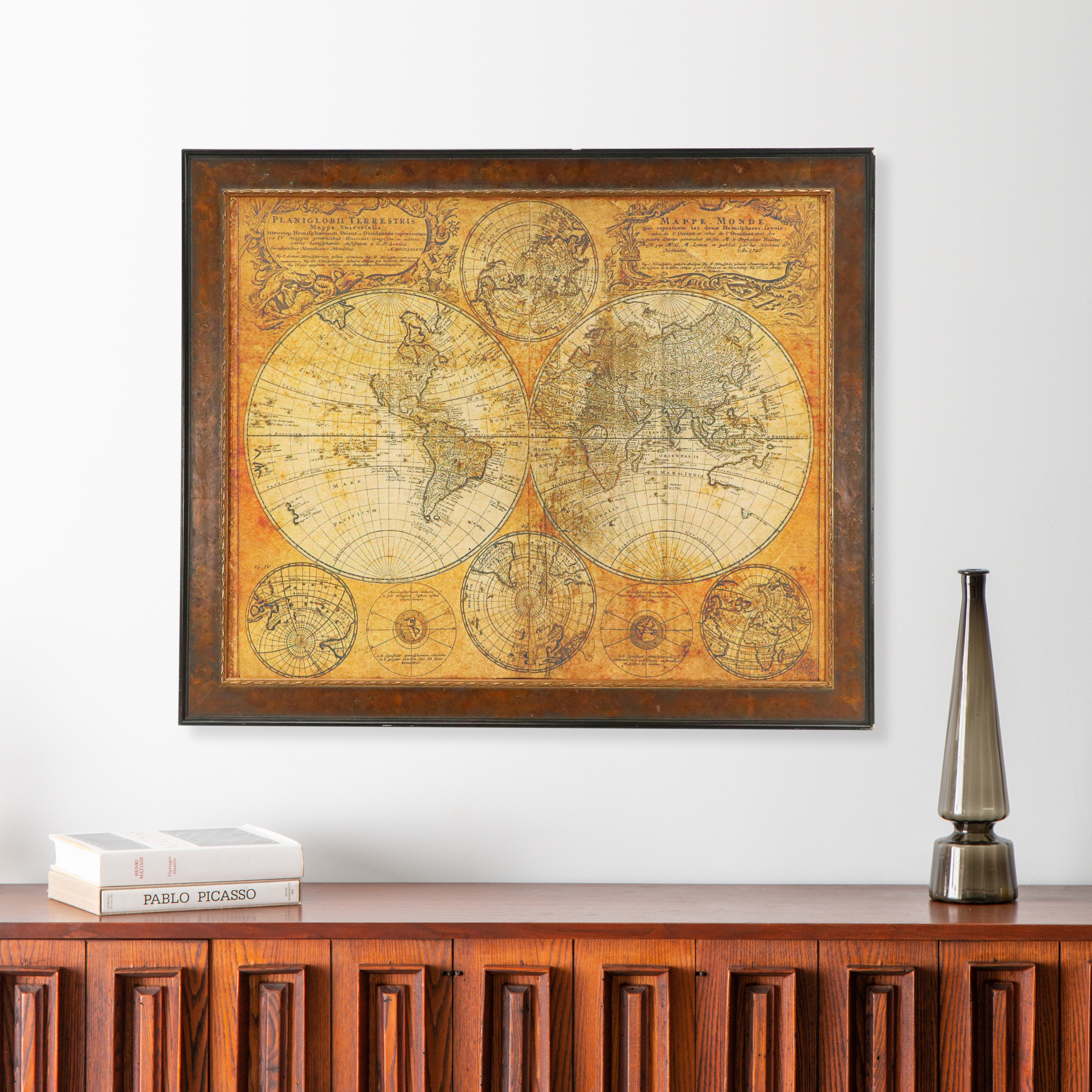 Giclée World Map After Johann Baptist Homann, 21st Century