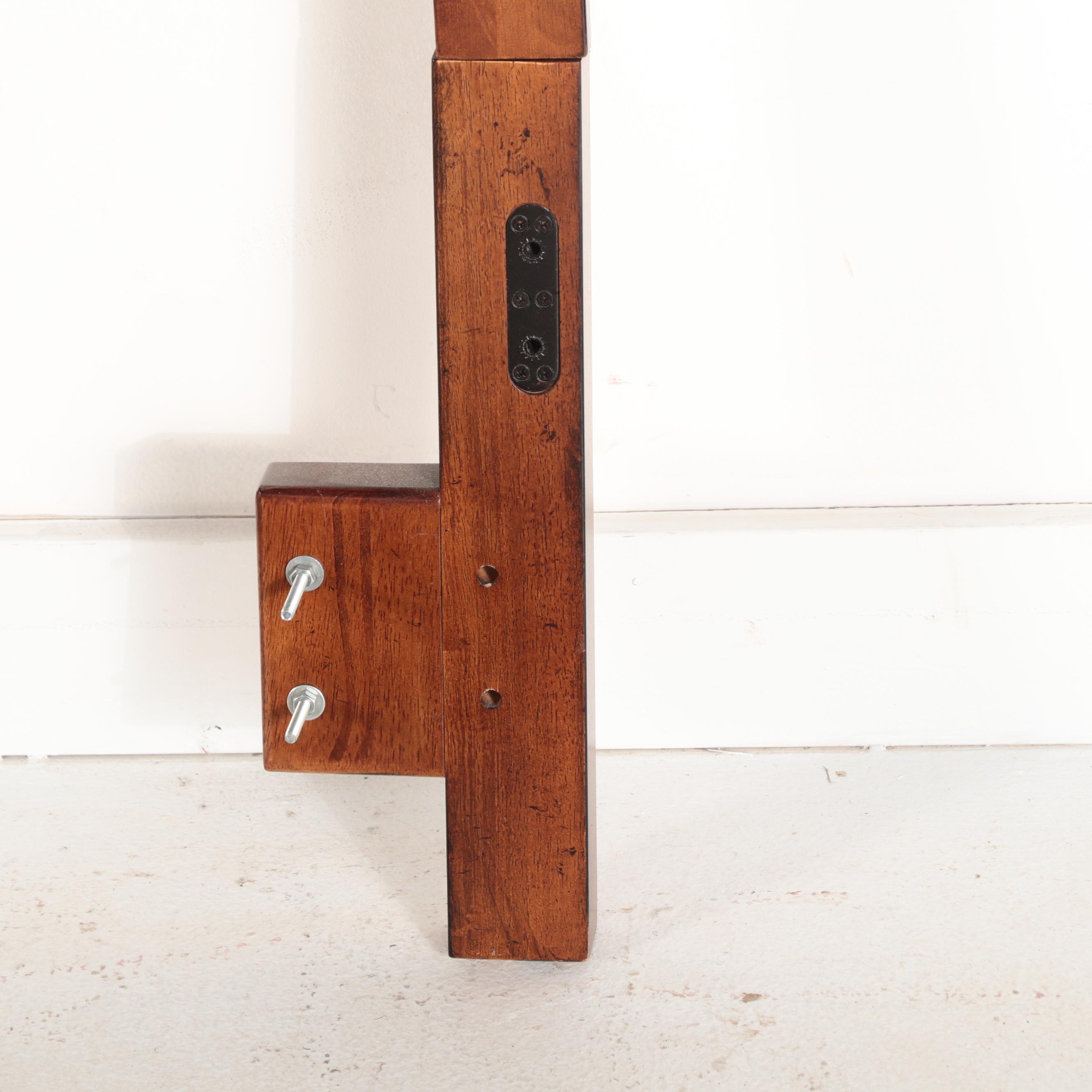 Ashebrook Walnut Finish Queen Headboard with Hollywood Rails