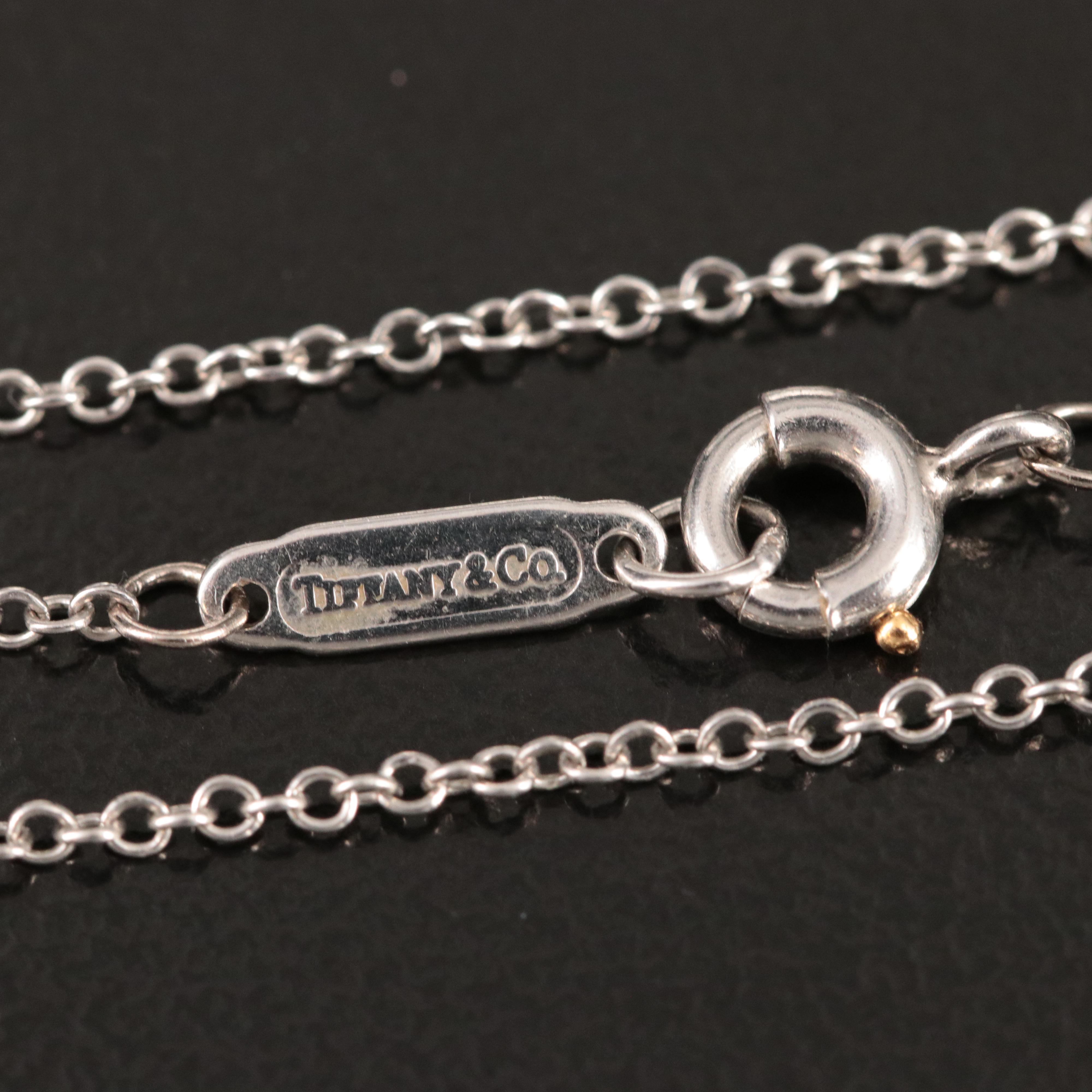 Tiffany & Co. Etoile Platinum 0.18 CTW Diamond Ball Necklace