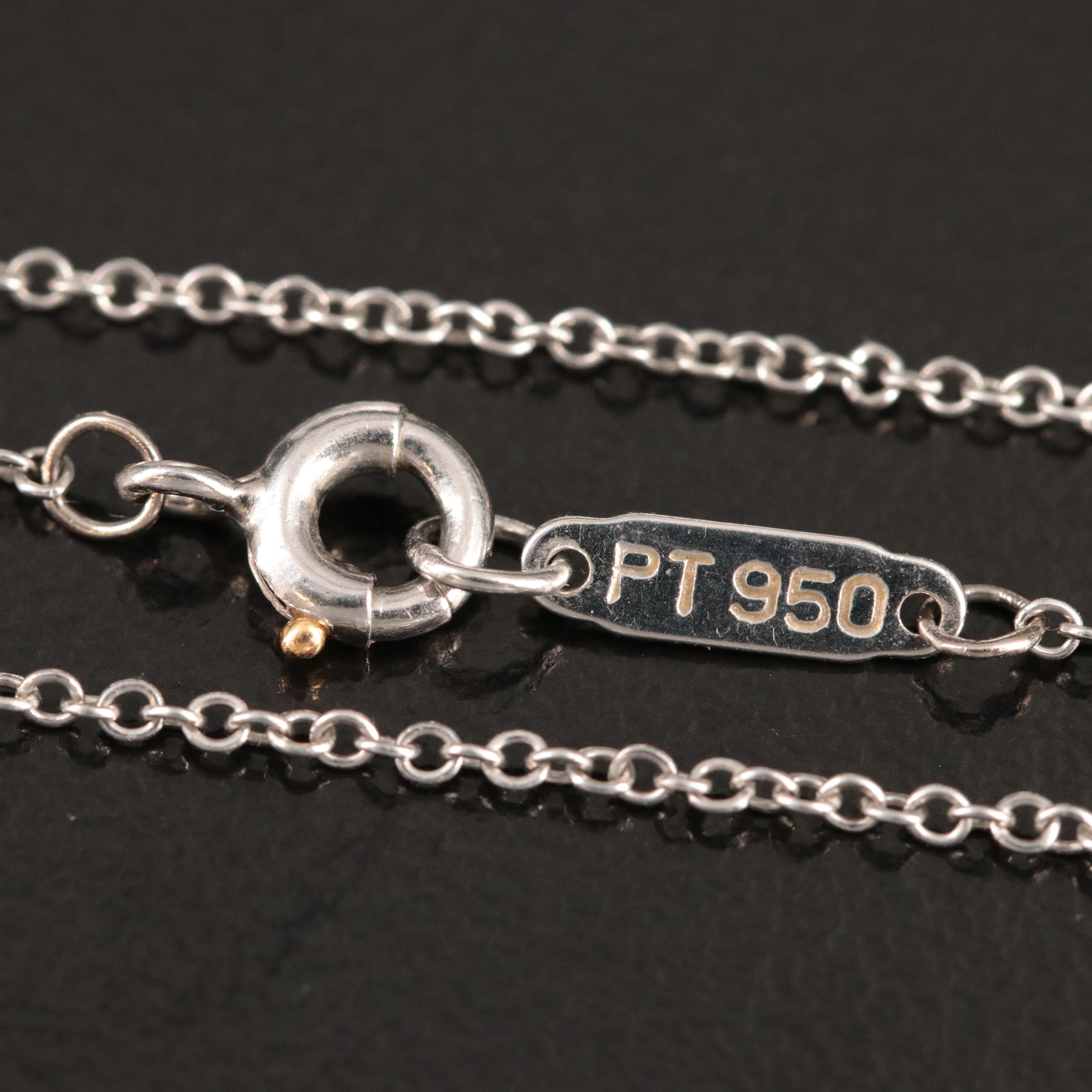 Tiffany & Co. Etoile Platinum 0.18 CTW Diamond Ball Necklace