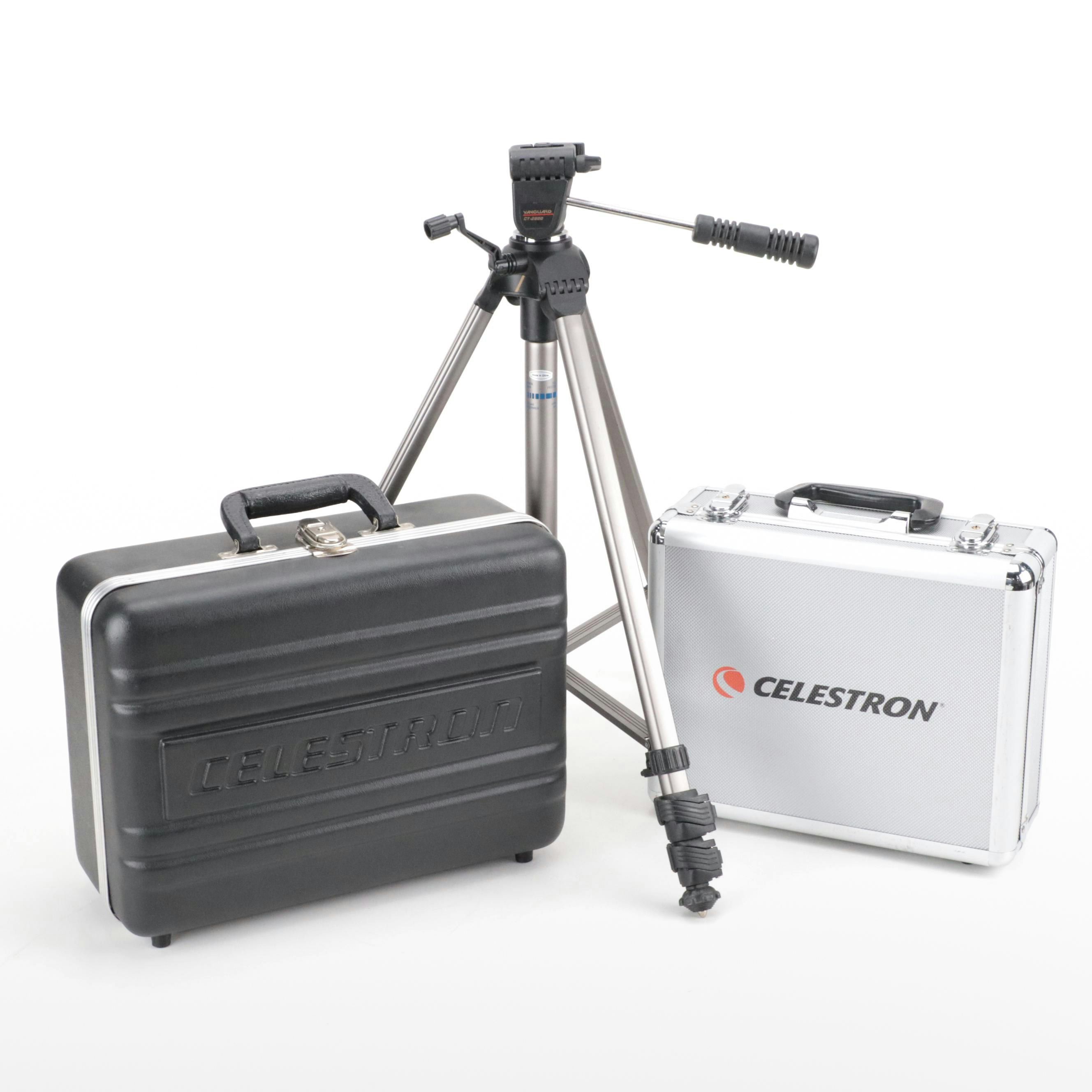Celestron C90 Spotting Scope with Cases, Metal Tripod and More Accessories