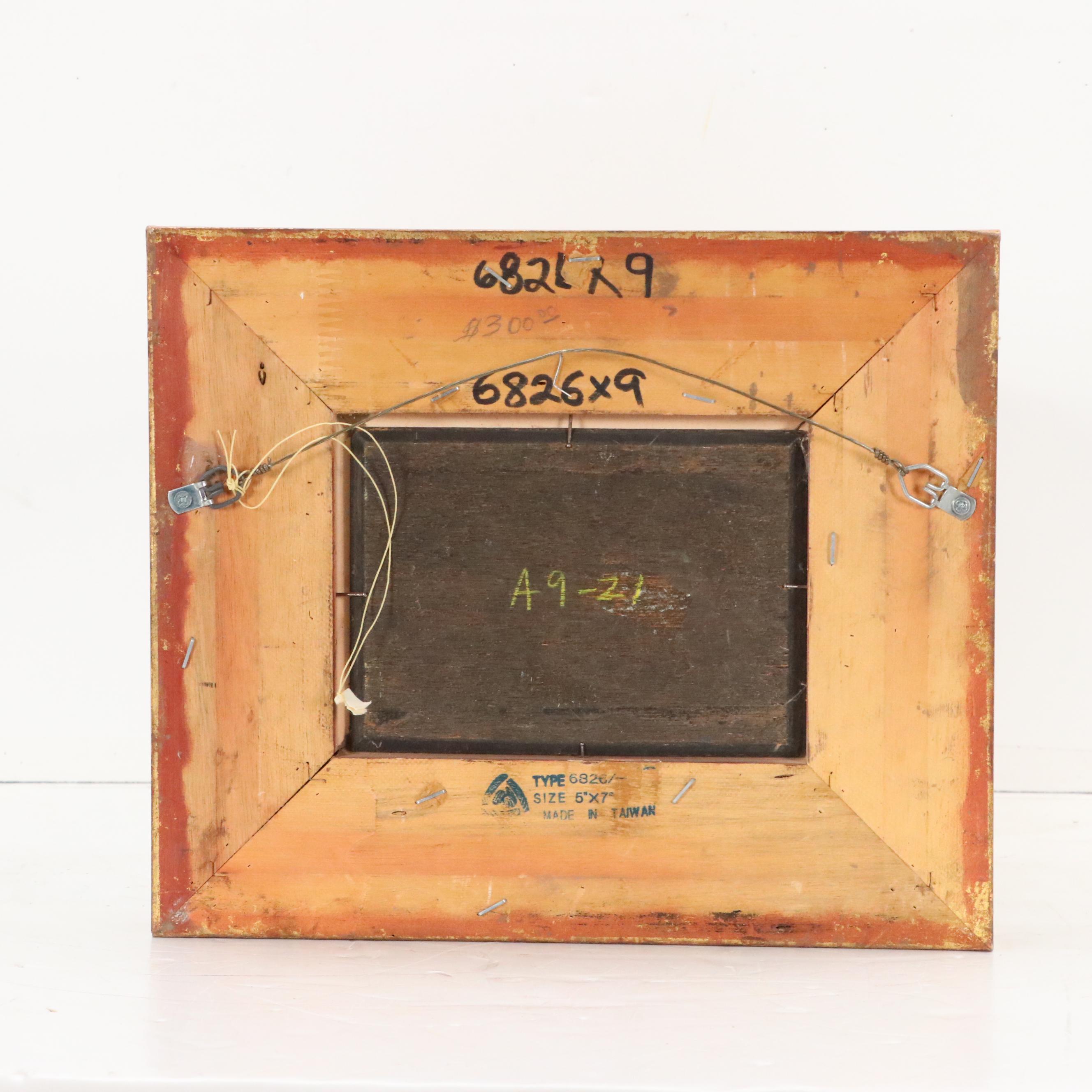 Somoyed Dog Portrait Oil Painting After John Emms "Minnie"