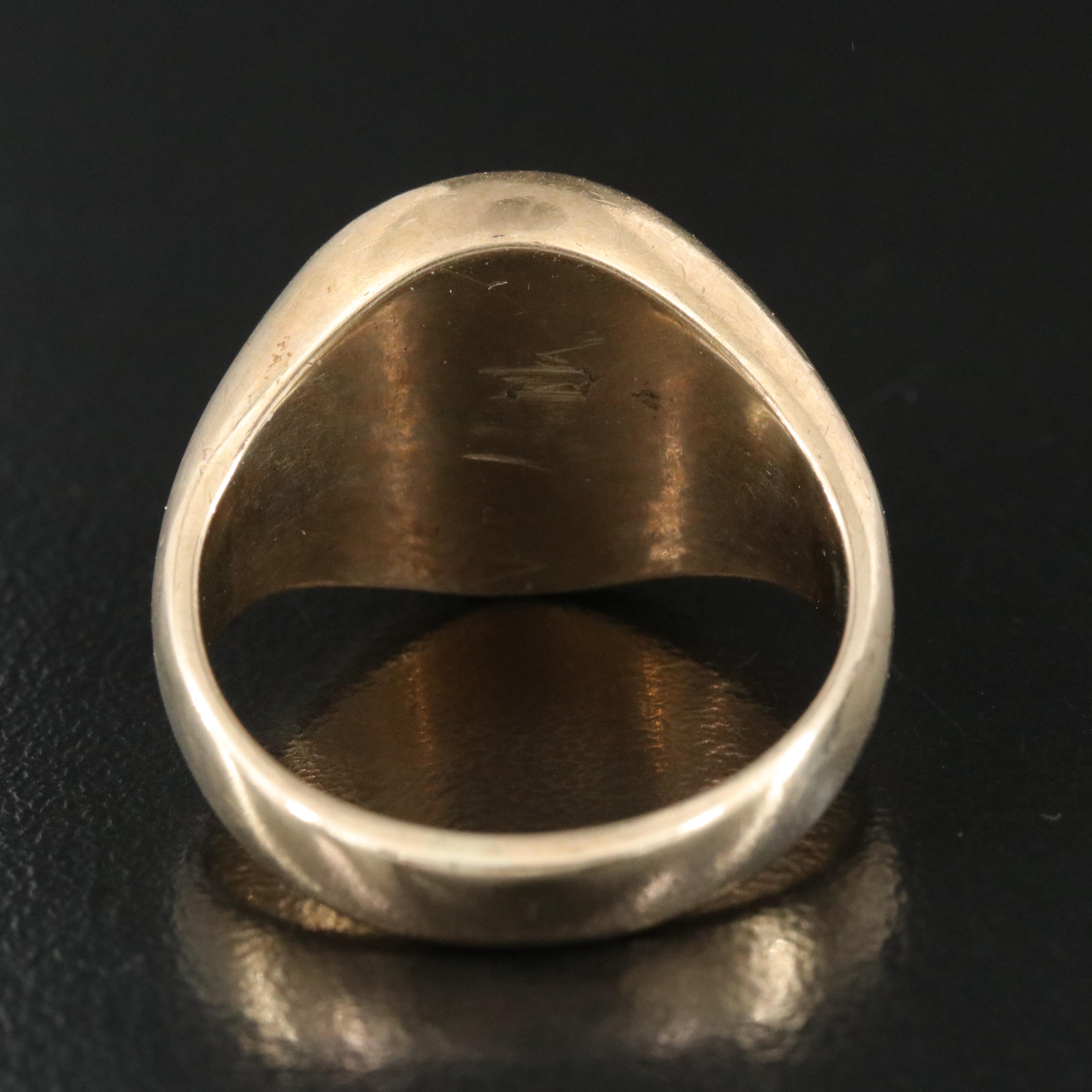 Vintage 10K Ruby Solitaire Ring