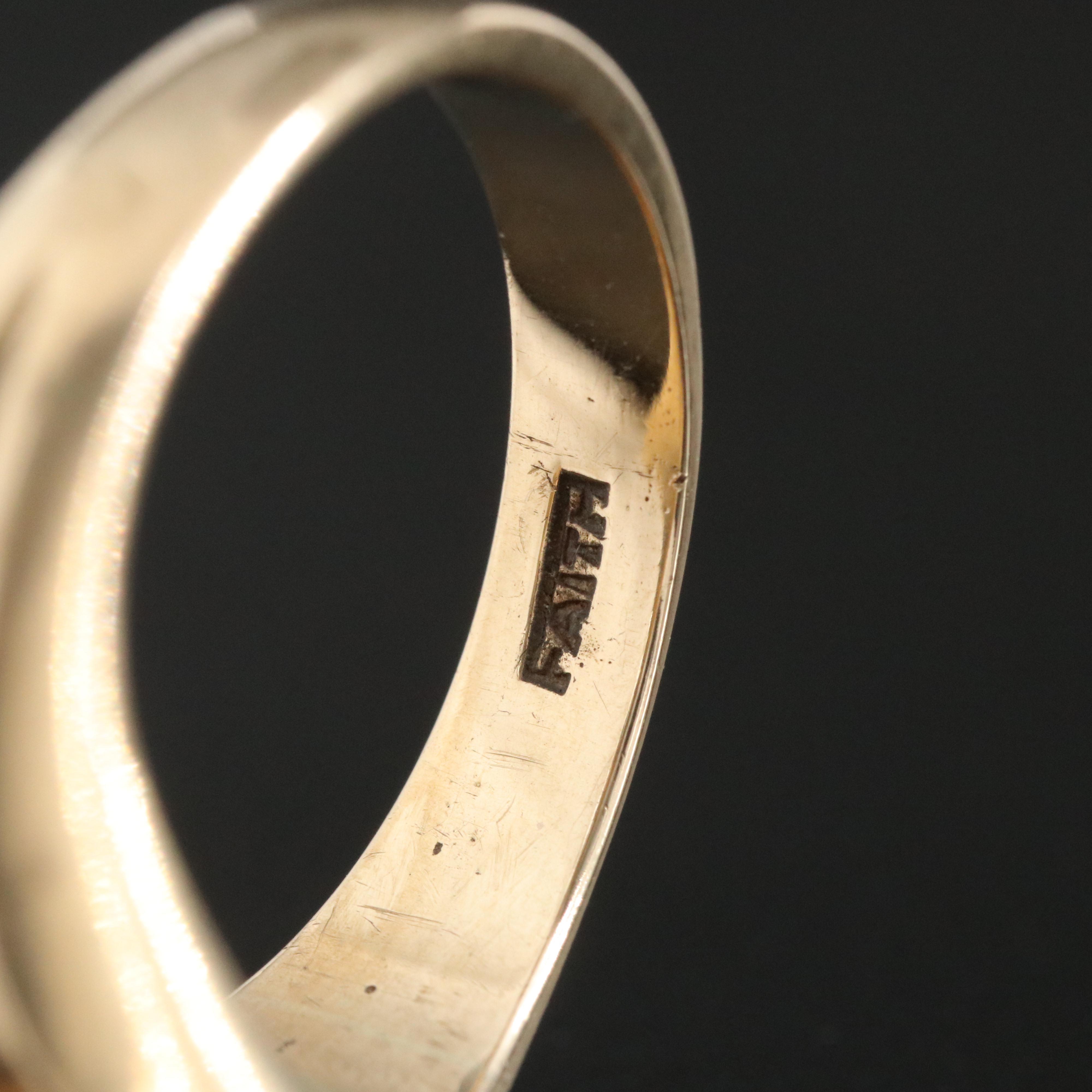 Vintage 10K Ruby Solitaire Ring