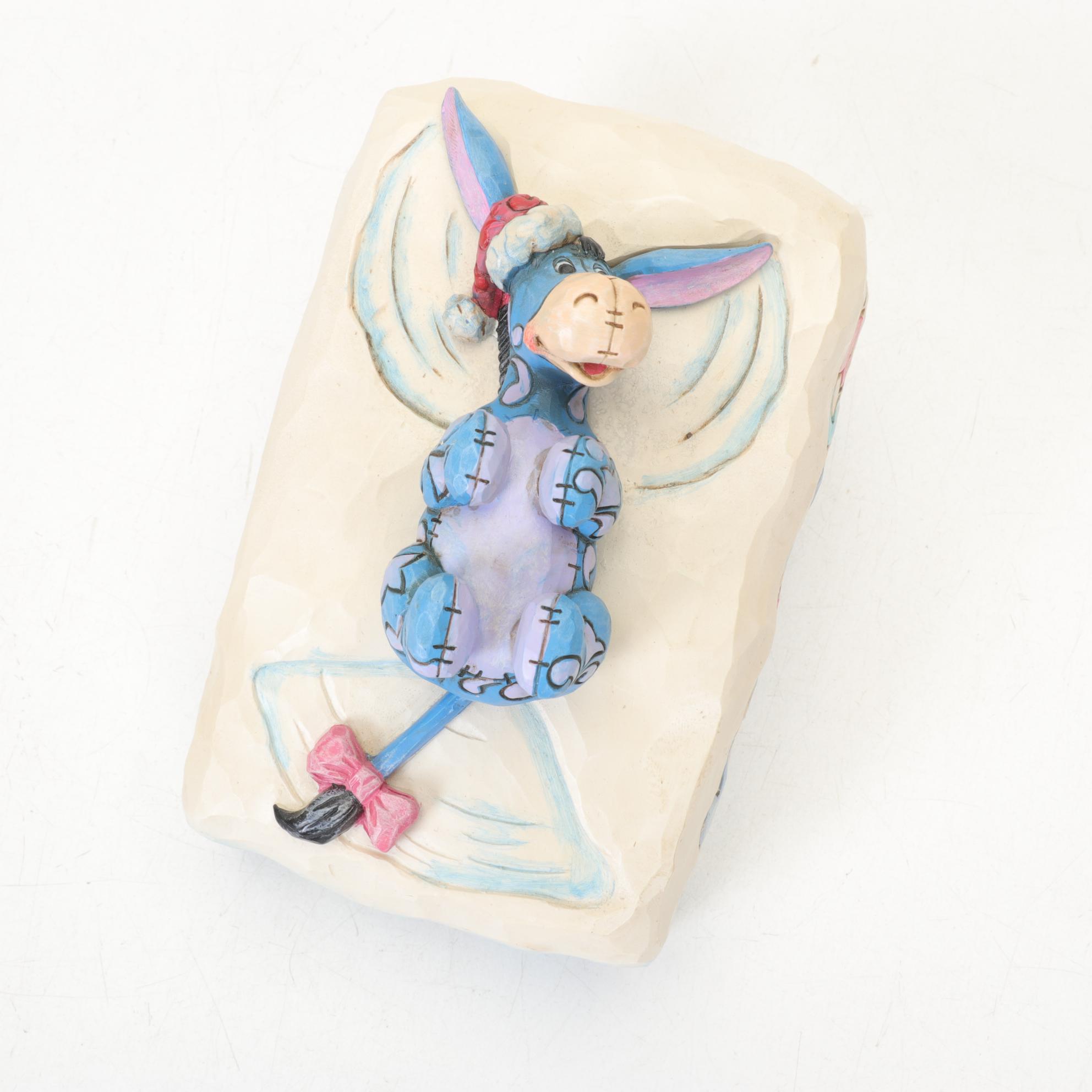 Walt Disney "Hunny of a Bear", "A Pixie Delight", and "Eeyore Snow Angel"