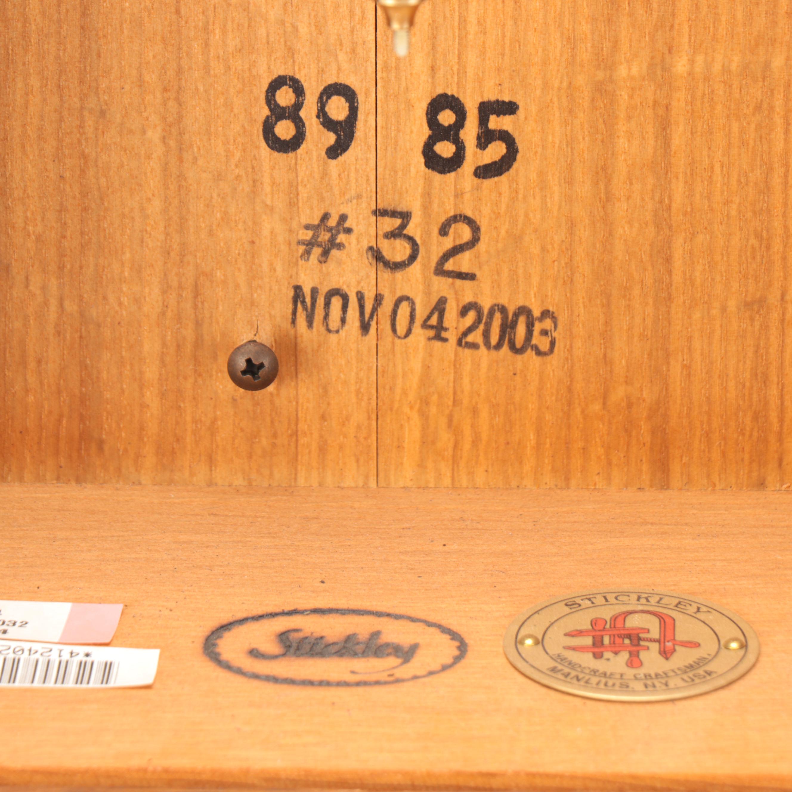 Stickley Craftsman Style Oak Mantel Clock