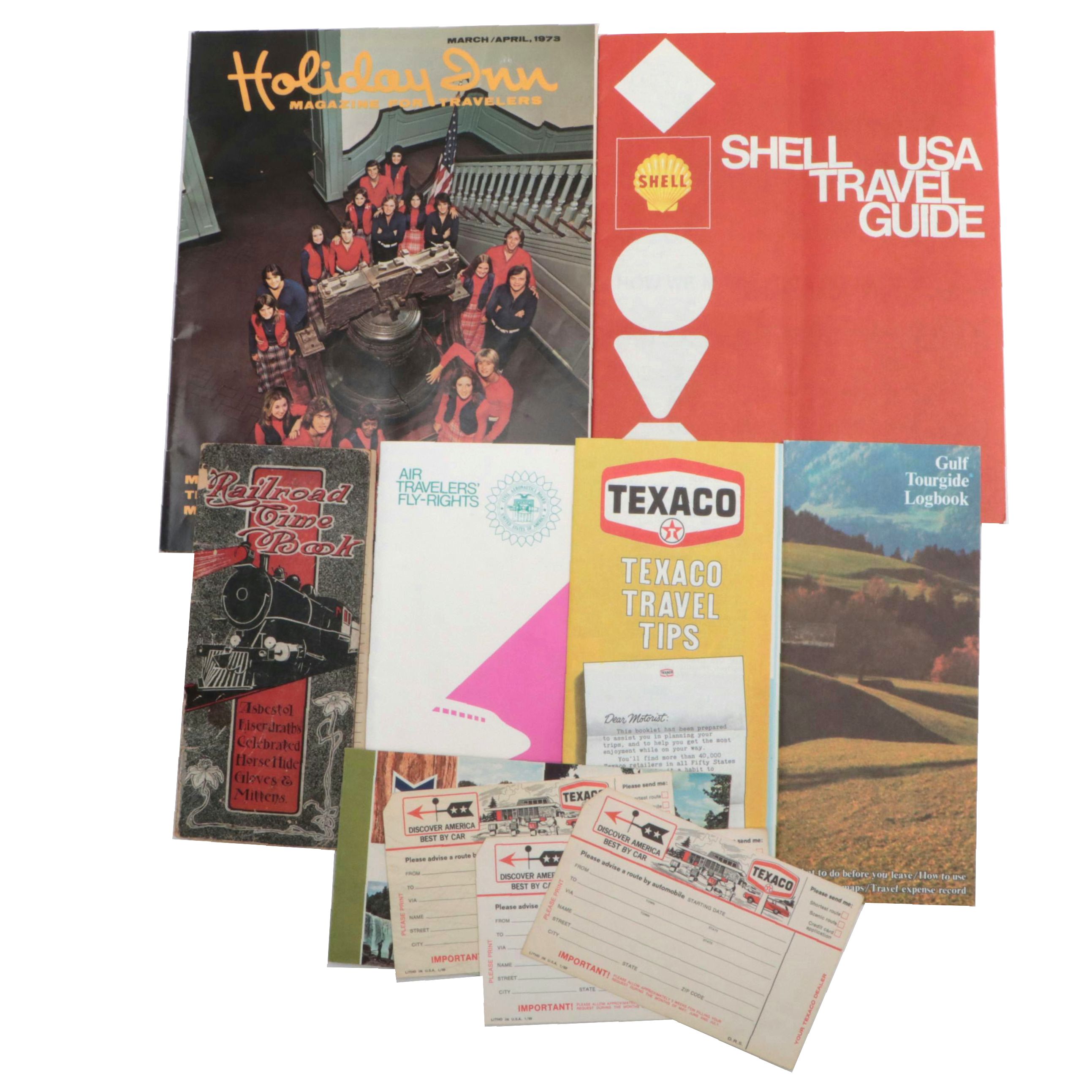 Eisendrath Glove Co. Railroad Time Book, Texaco Postcards and More