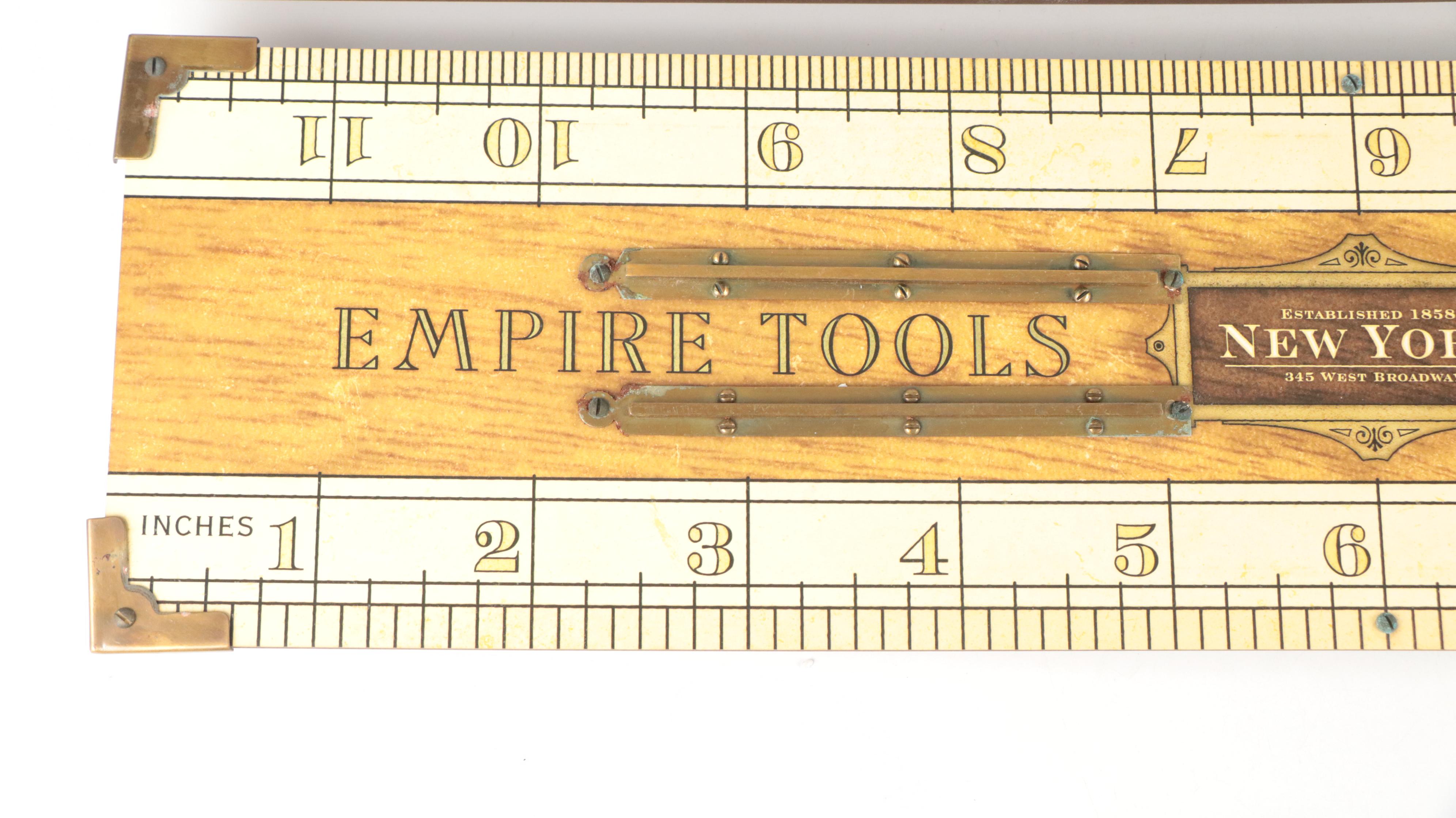 Timeworks Victorian Style English and French Decorative Ruler Wall Hangings