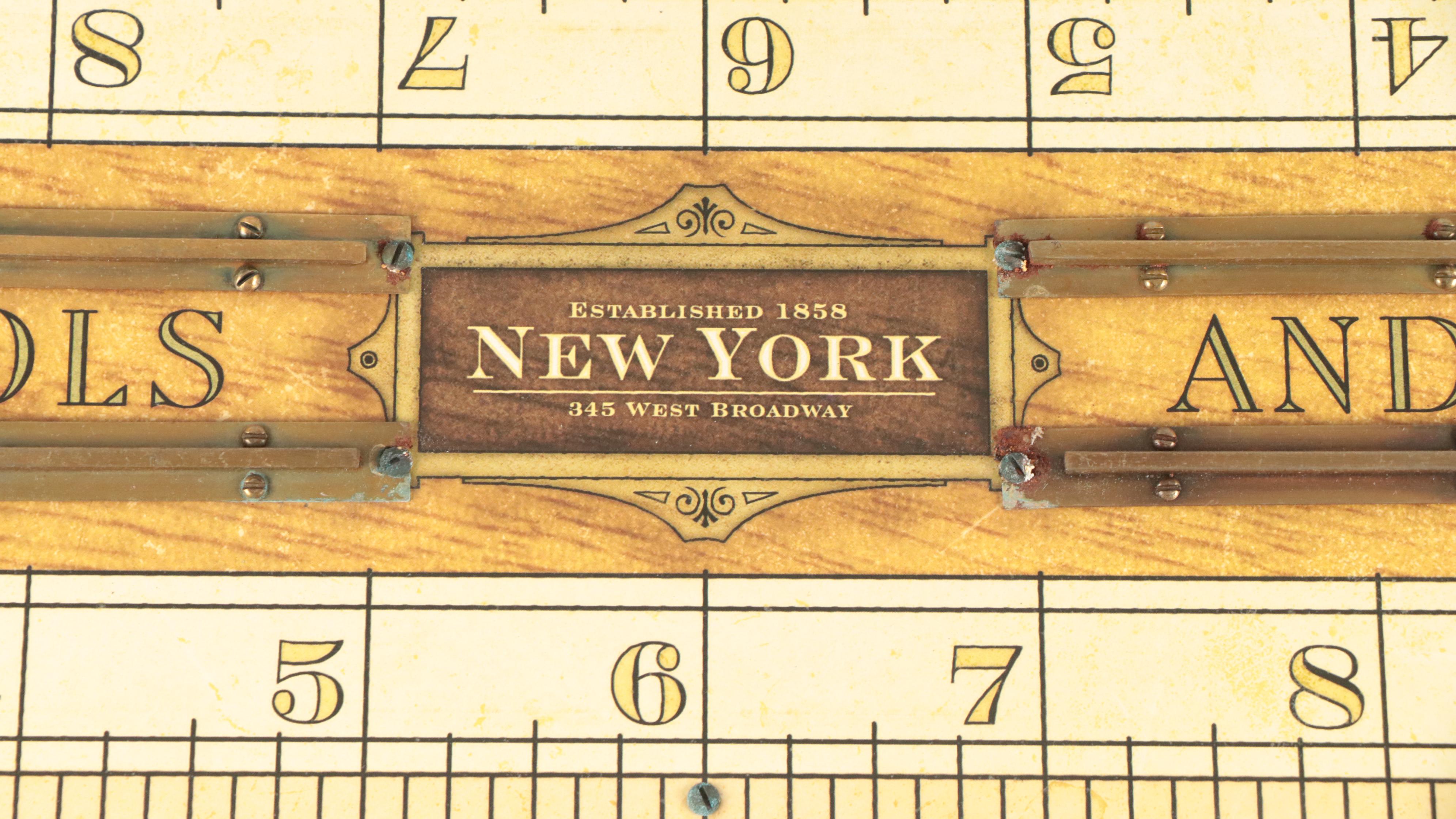 Timeworks Victorian Style English and French Decorative Ruler Wall Hangings