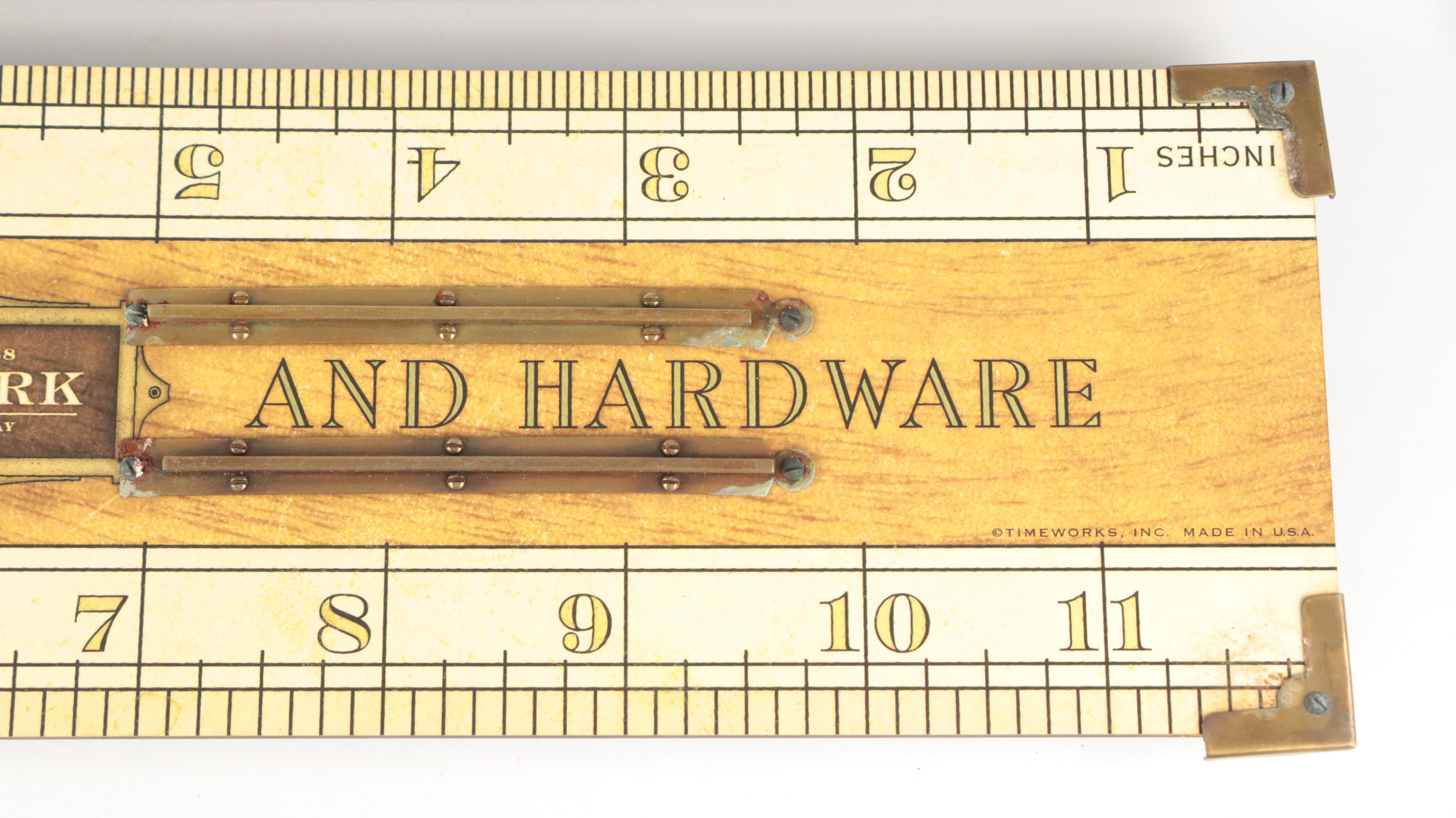 Timeworks Victorian Style English and French Decorative Ruler Wall Hangings