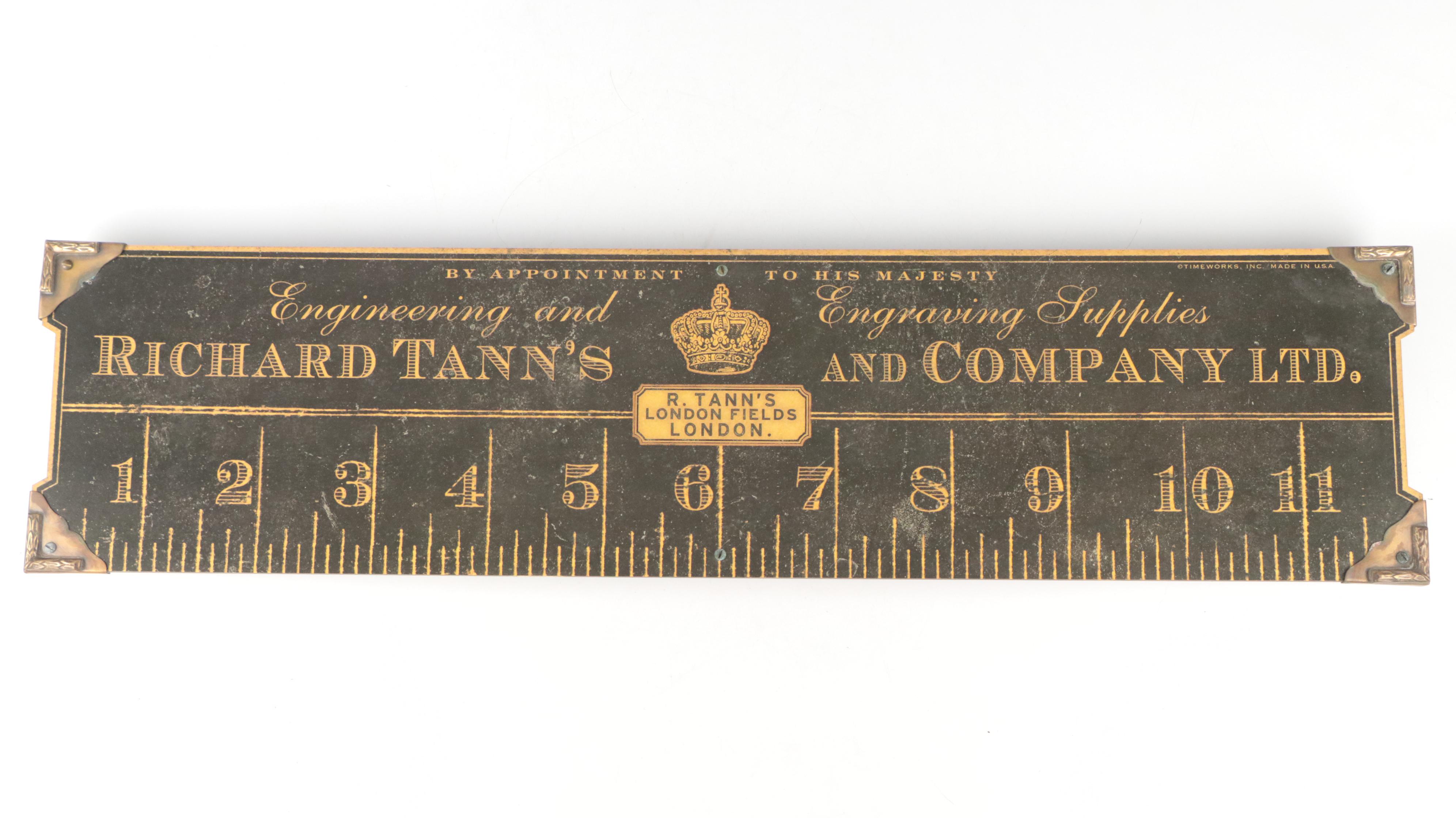 Timeworks Victorian Style English and French Decorative Ruler Wall Hangings