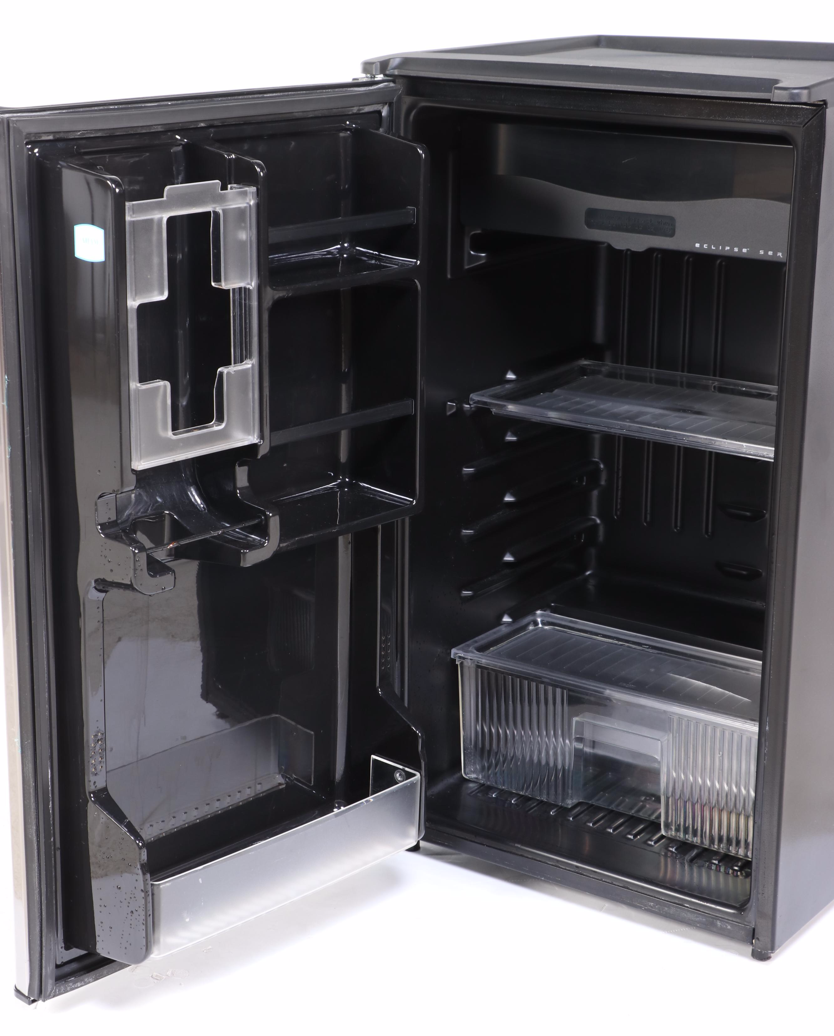 Sanyo 3.7 Cu. Ft. Eclipse Series Stainless Steel Finish Compact Refrigerator