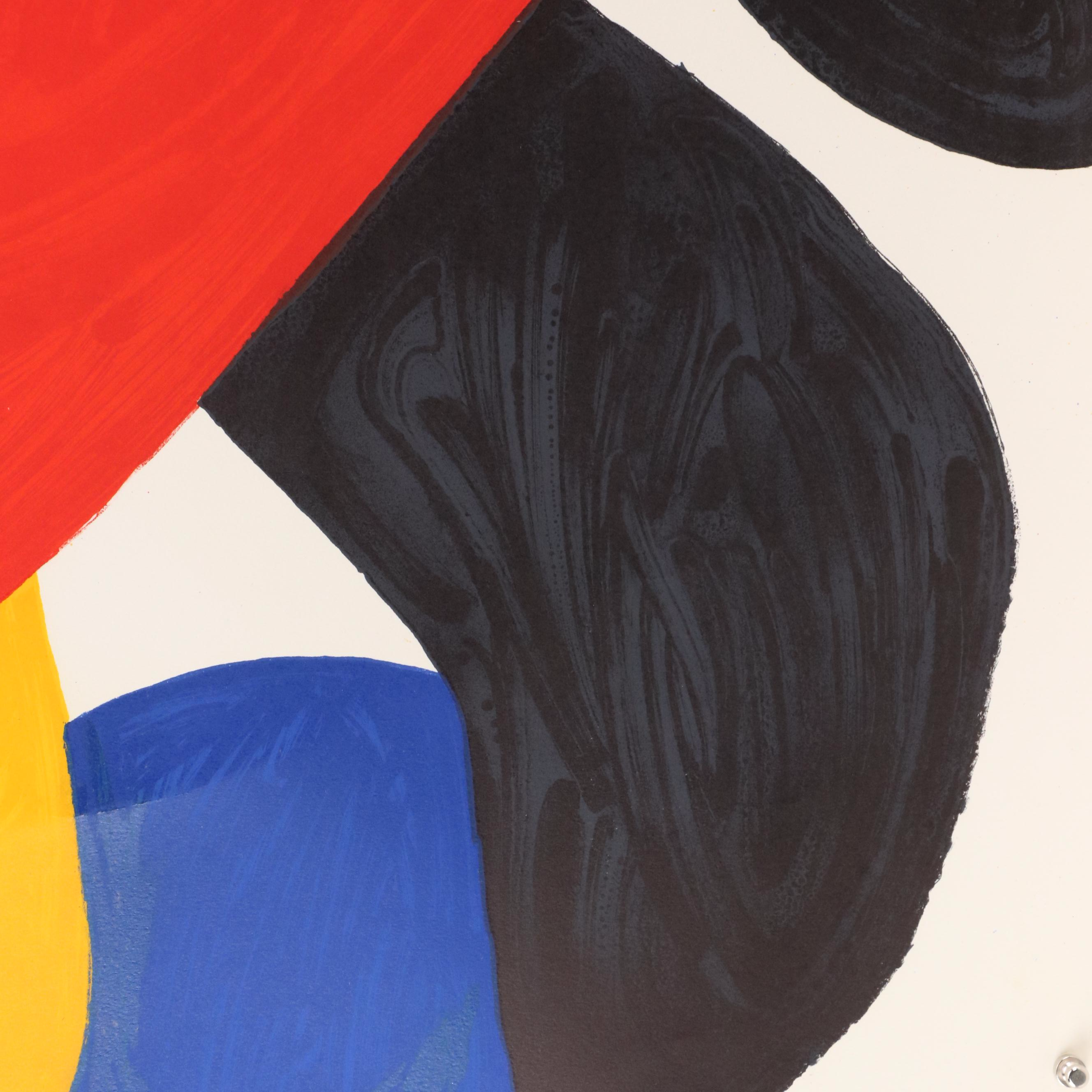 Alexander Calder Color Lithograph "Boomerang," 1974