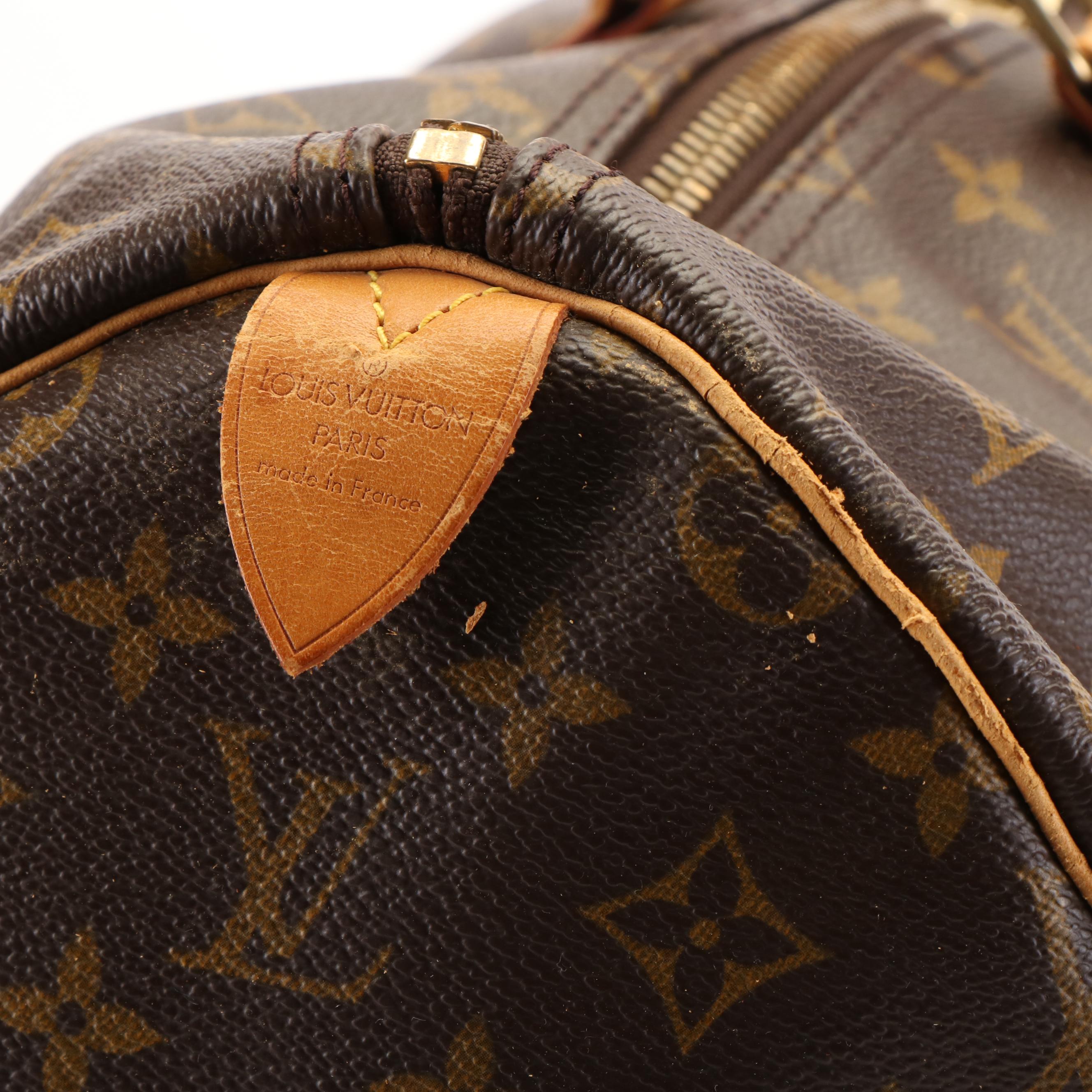 Louis Vuitton Keepall 50 Boston Bag in Monogram Coated Canvas