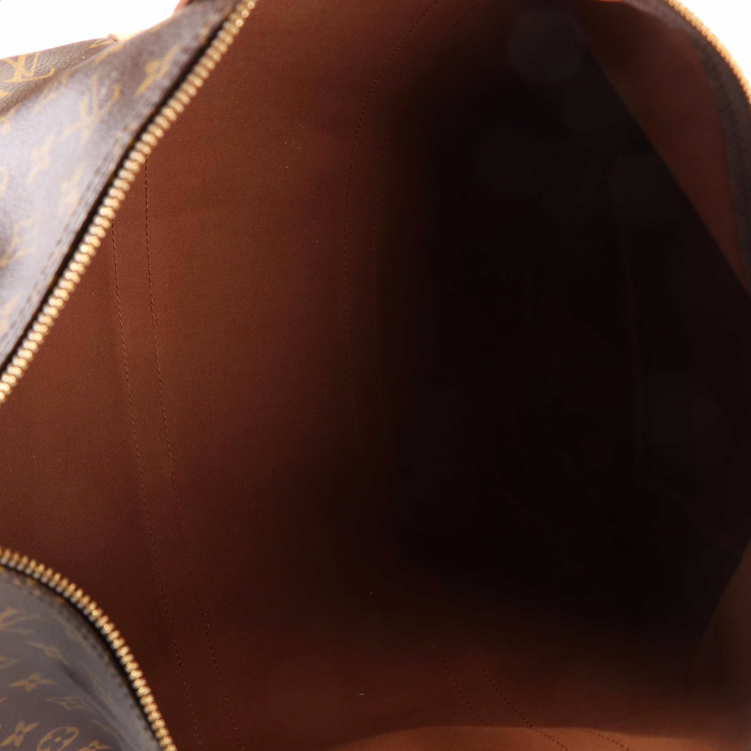 Louis Vuitton Keepall 50 Boston Bag in Monogram Coated Canvas