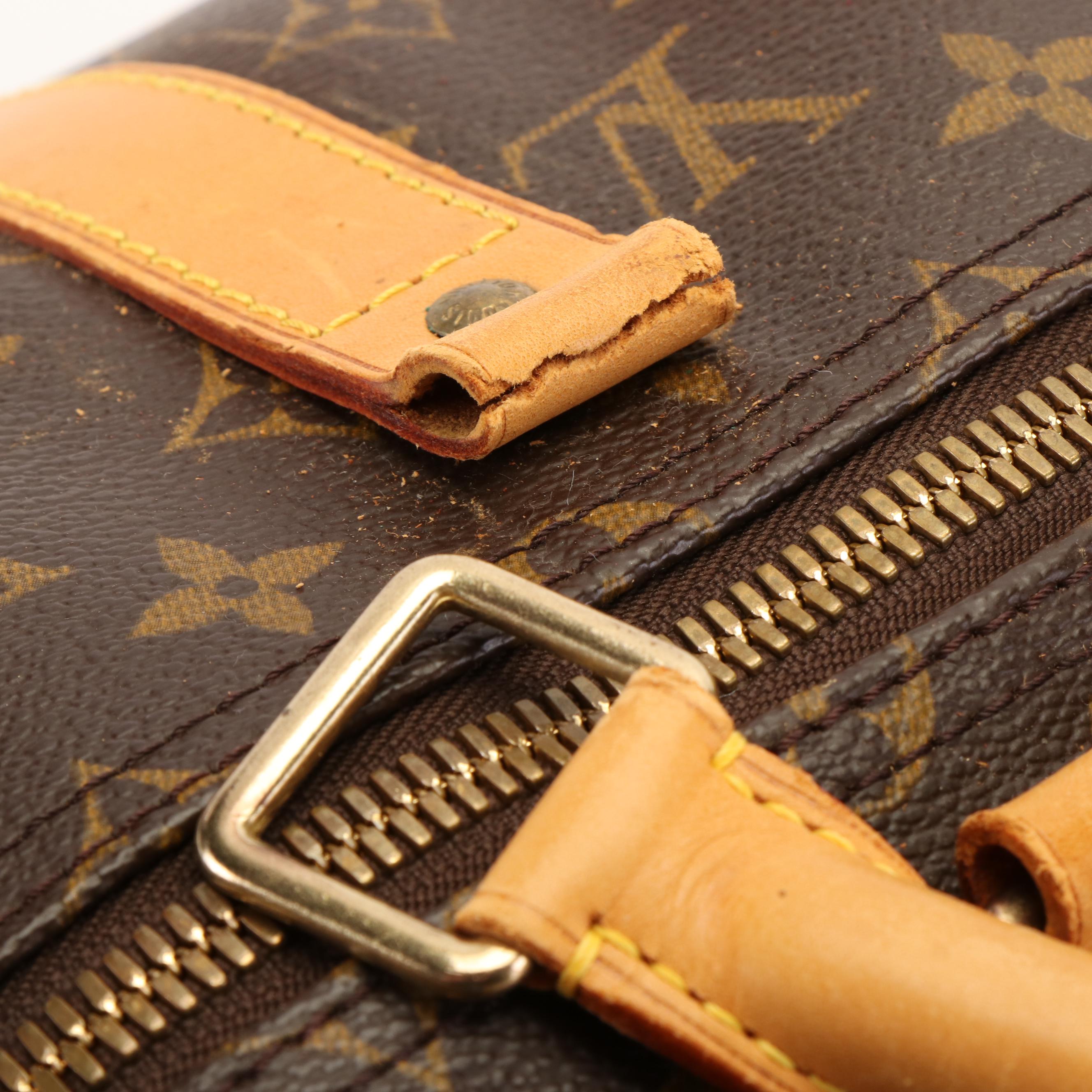 Louis Vuitton Keepall 50 Boston Bag in Monogram Coated Canvas