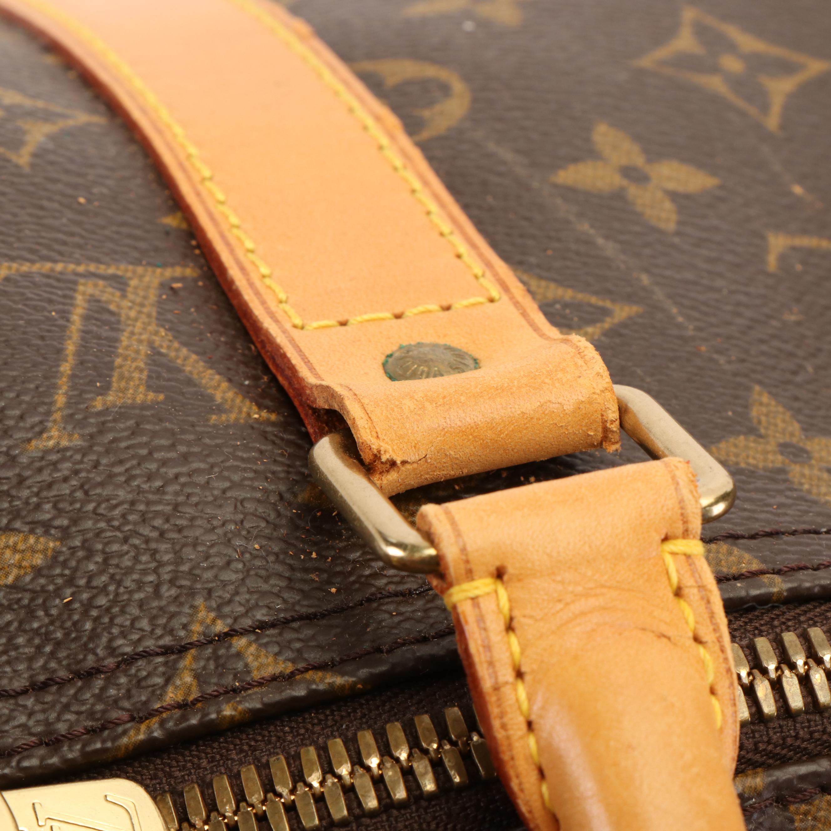 Louis Vuitton Keepall 50 Boston Bag in Monogram Coated Canvas