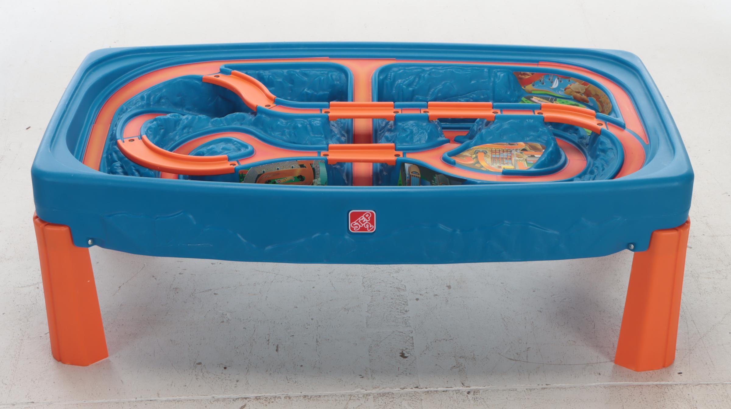 Step2 Hot Wheels Car & Track Play Table with More Educational and Baby Toys