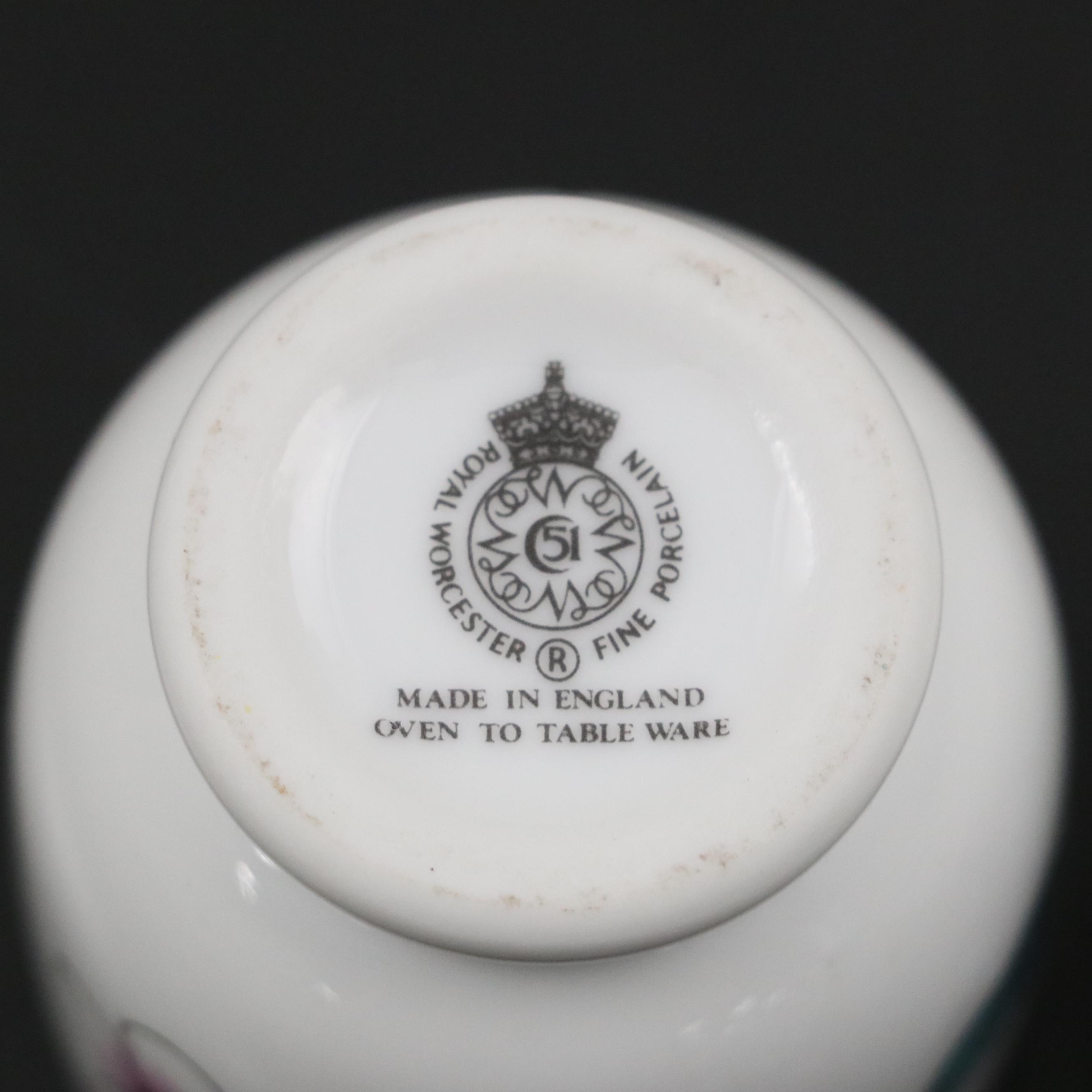 Mariposa Seashell Tray with Royal Worcester Porcelain Egg Coddlers