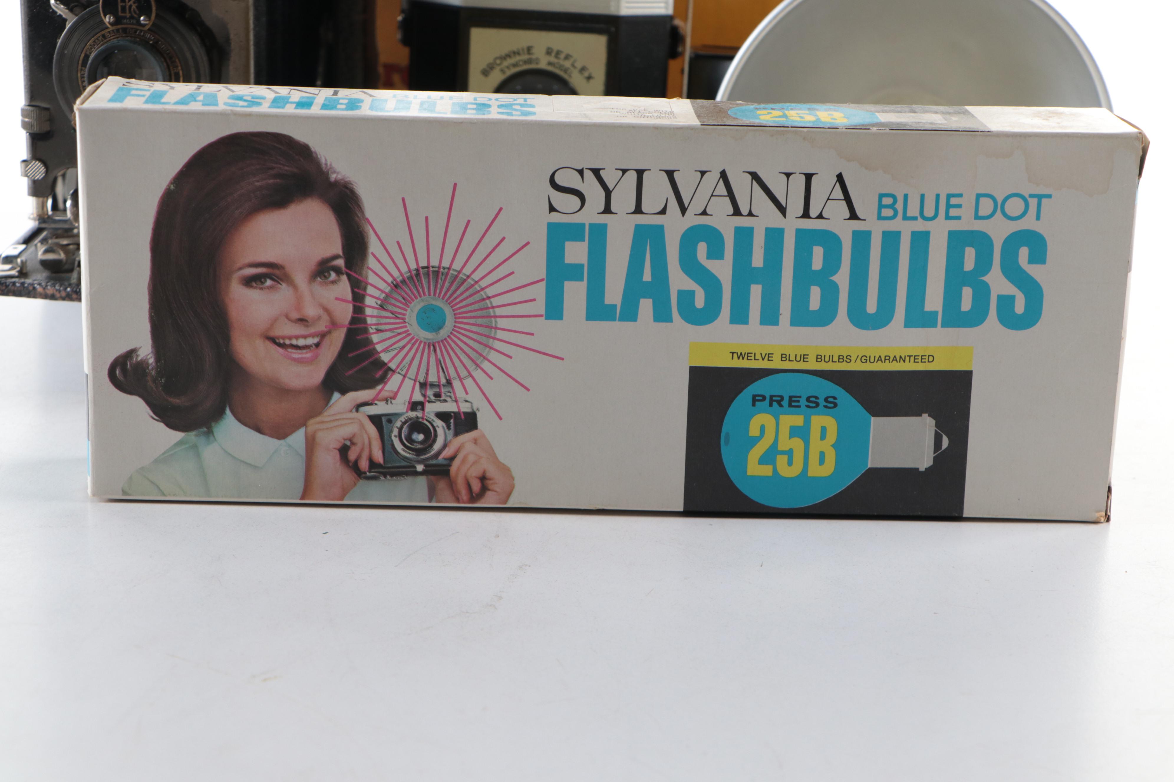 Eastman Kodak A118 and Brownie Reflex Camera with More