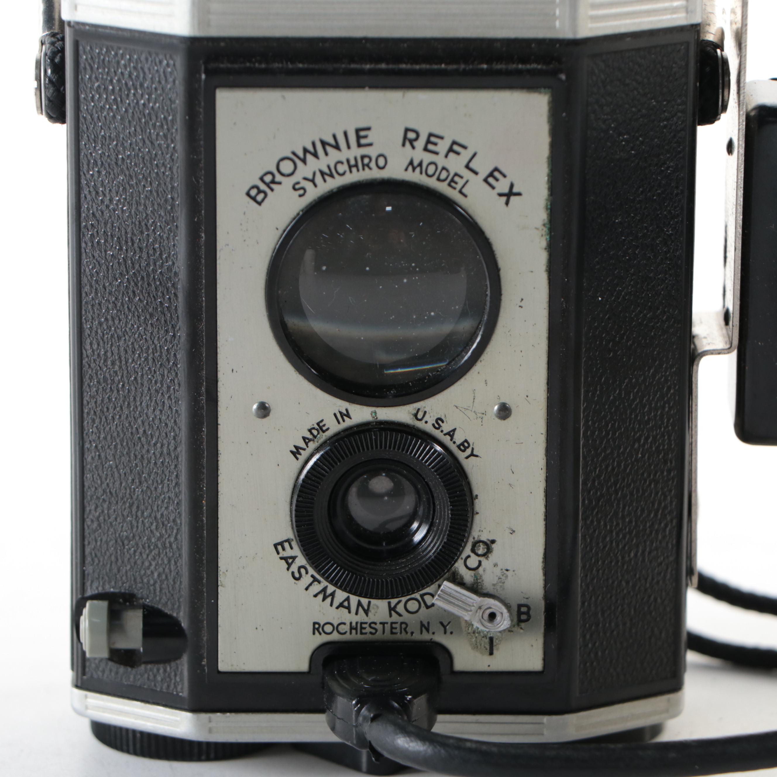 Eastman Kodak A118 and Brownie Reflex Camera with More