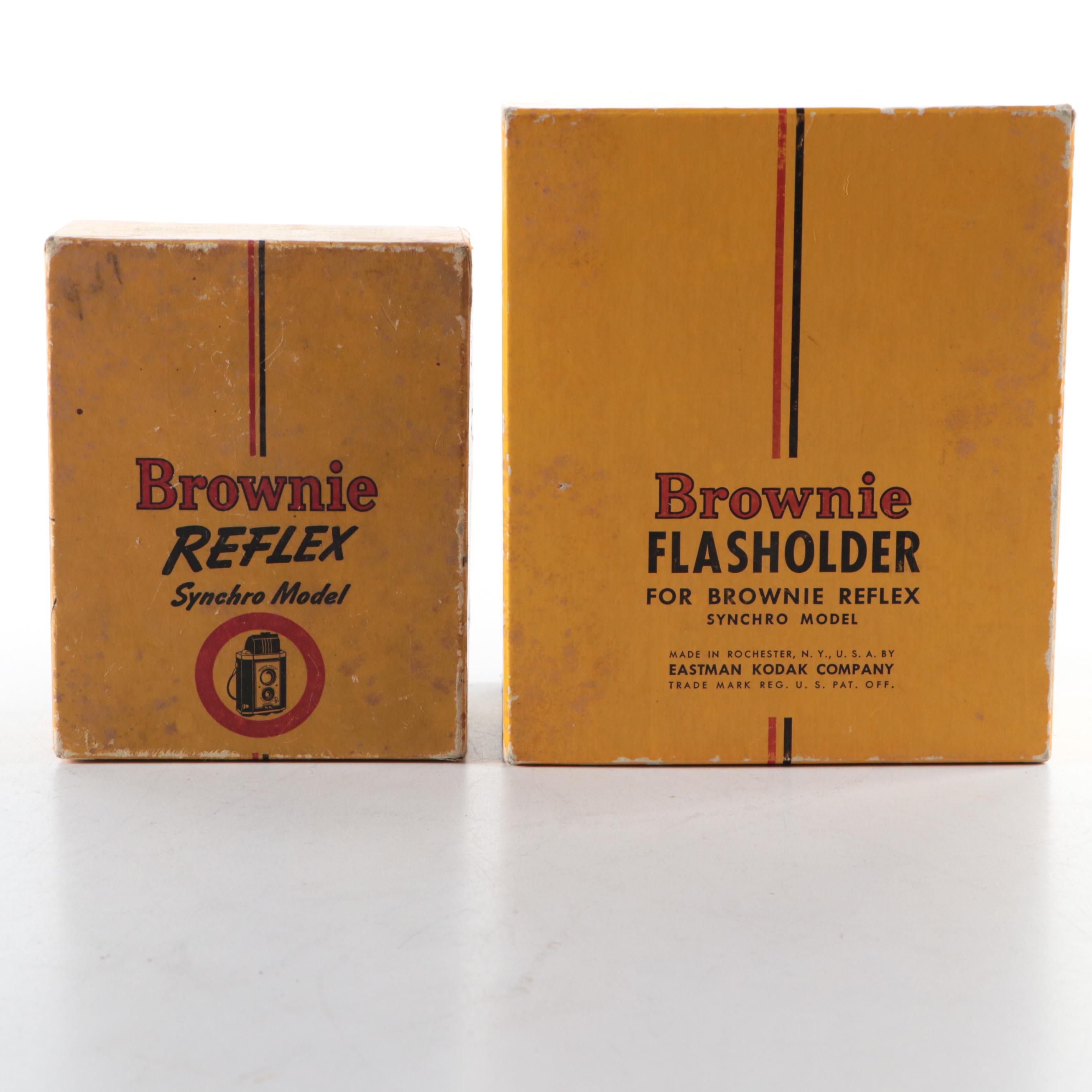 Eastman Kodak A118 and Brownie Reflex Camera with More