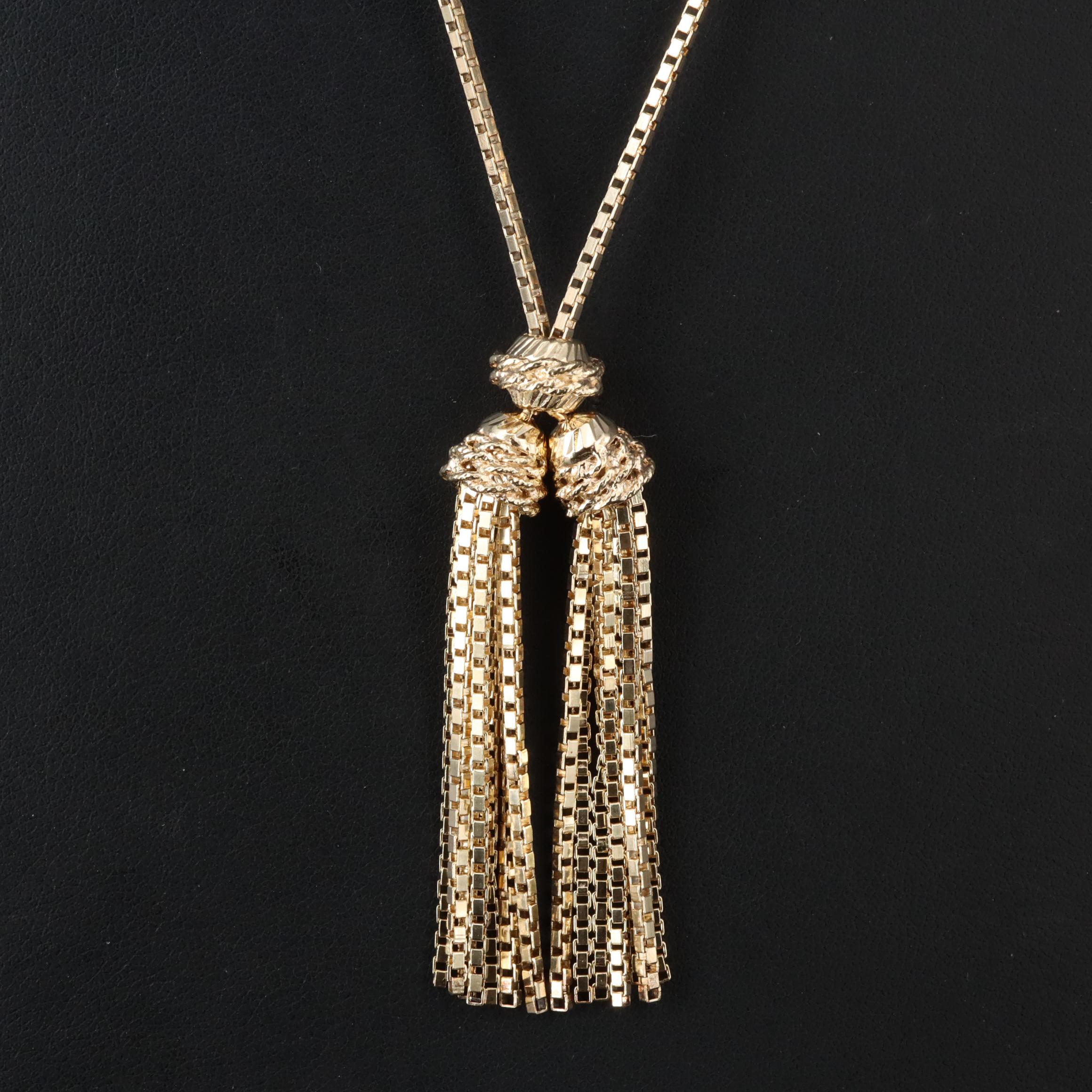 Sterling Lariat Necklace