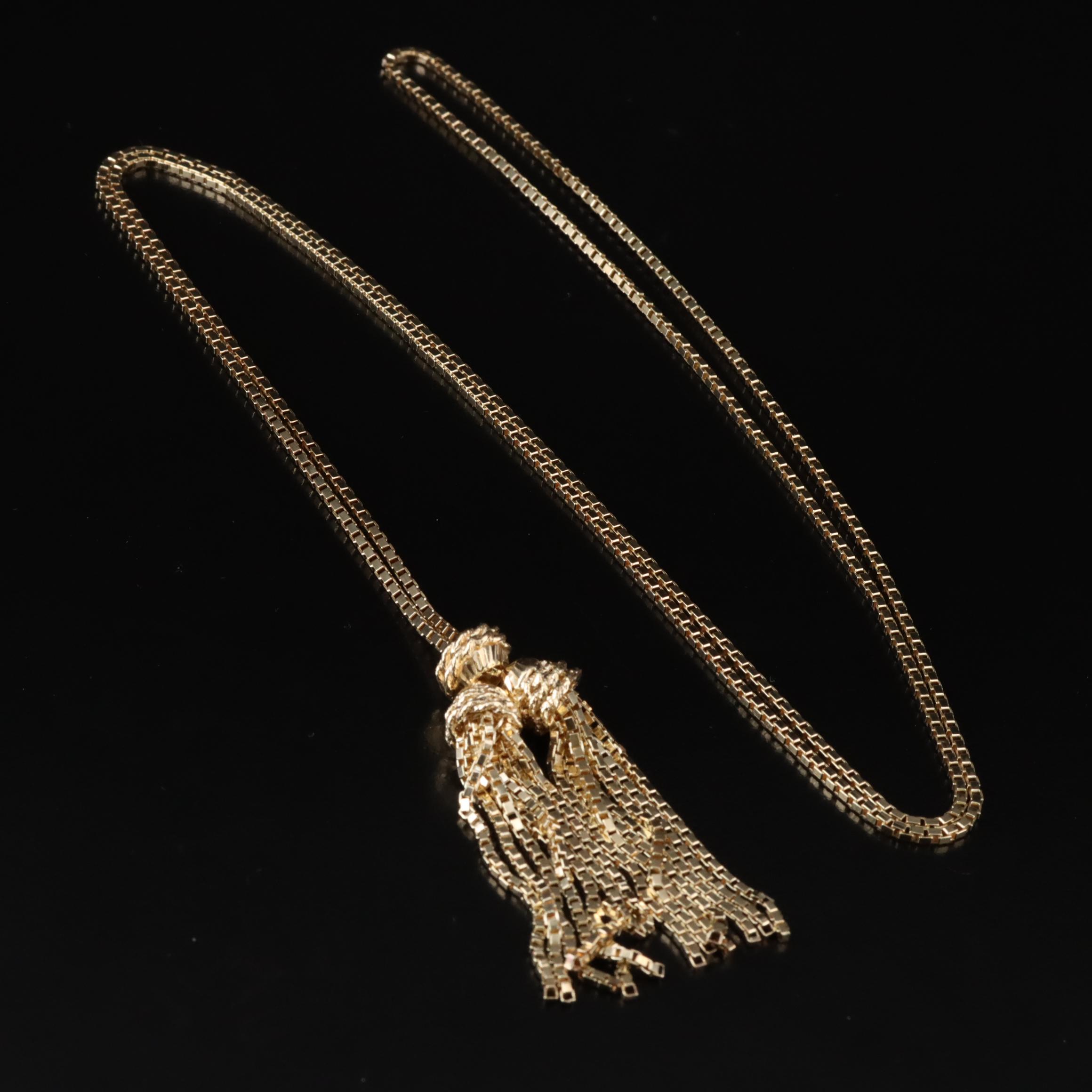 Sterling Lariat Necklace