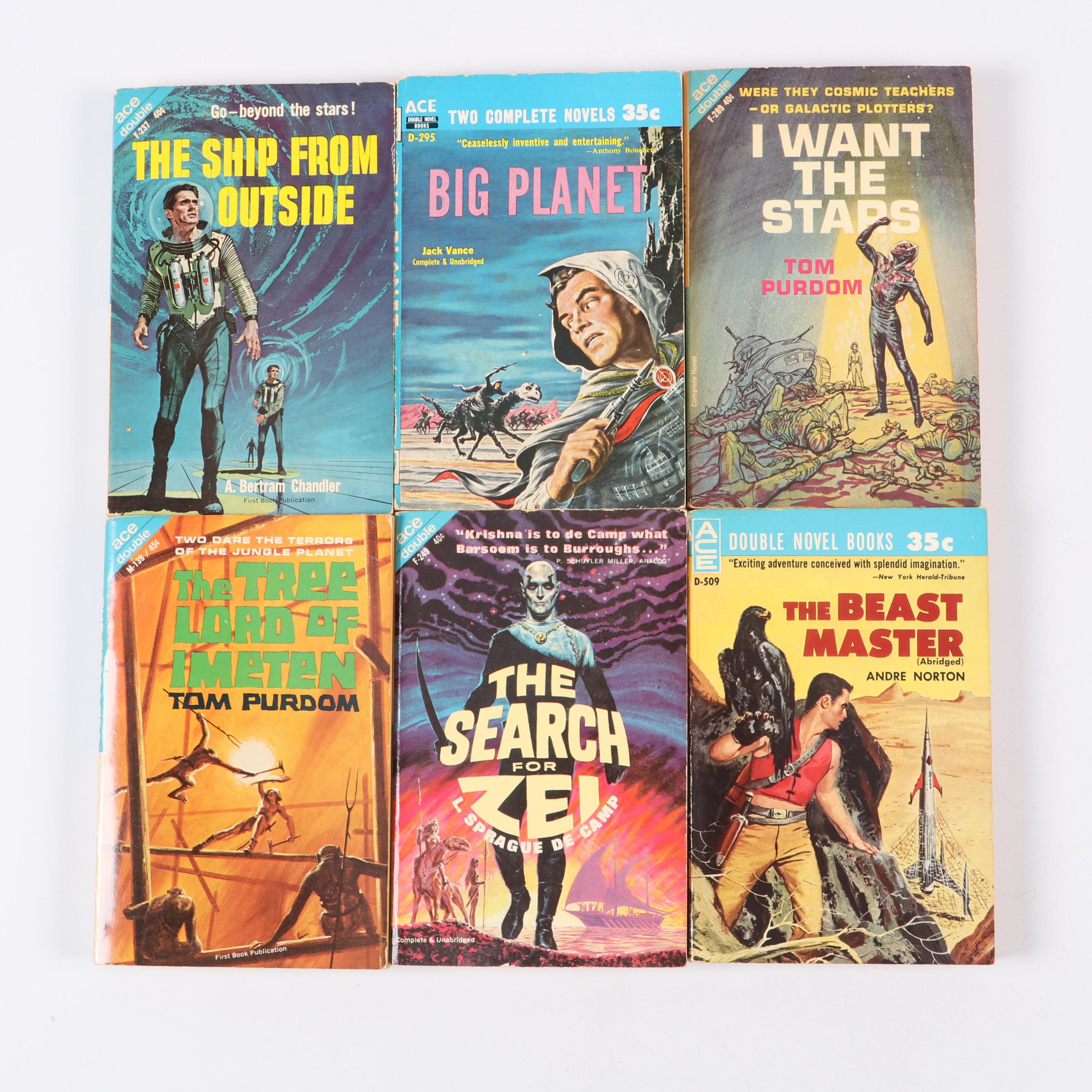 Ace Books Science Fiction Double Paperback Novels, 1960s